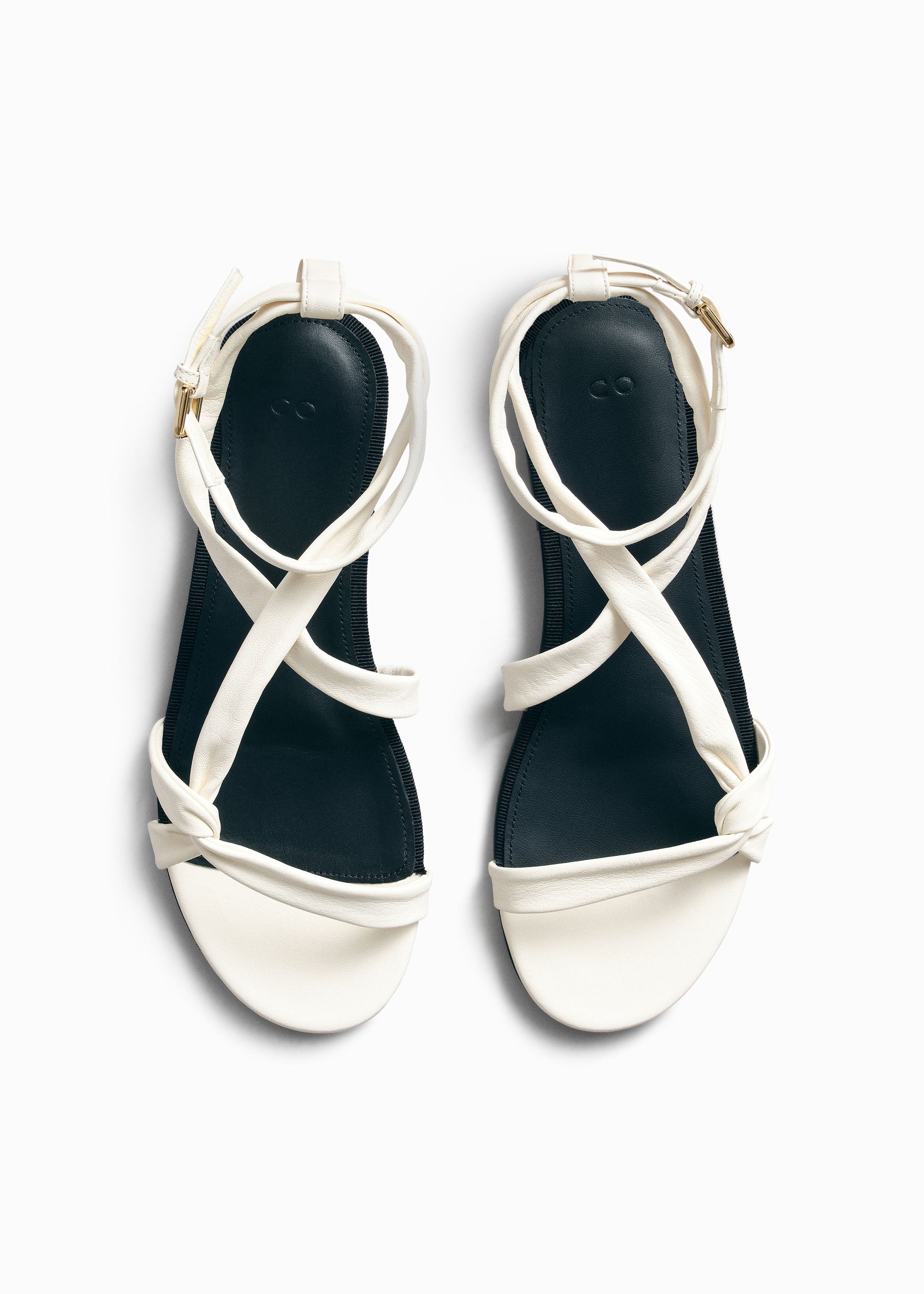 Ivory Asymmetric Sandals for Women - Comfortable Summer Beach Sandals with Unique Design, Perfect for Vacation, Poolside, and Casual Outings