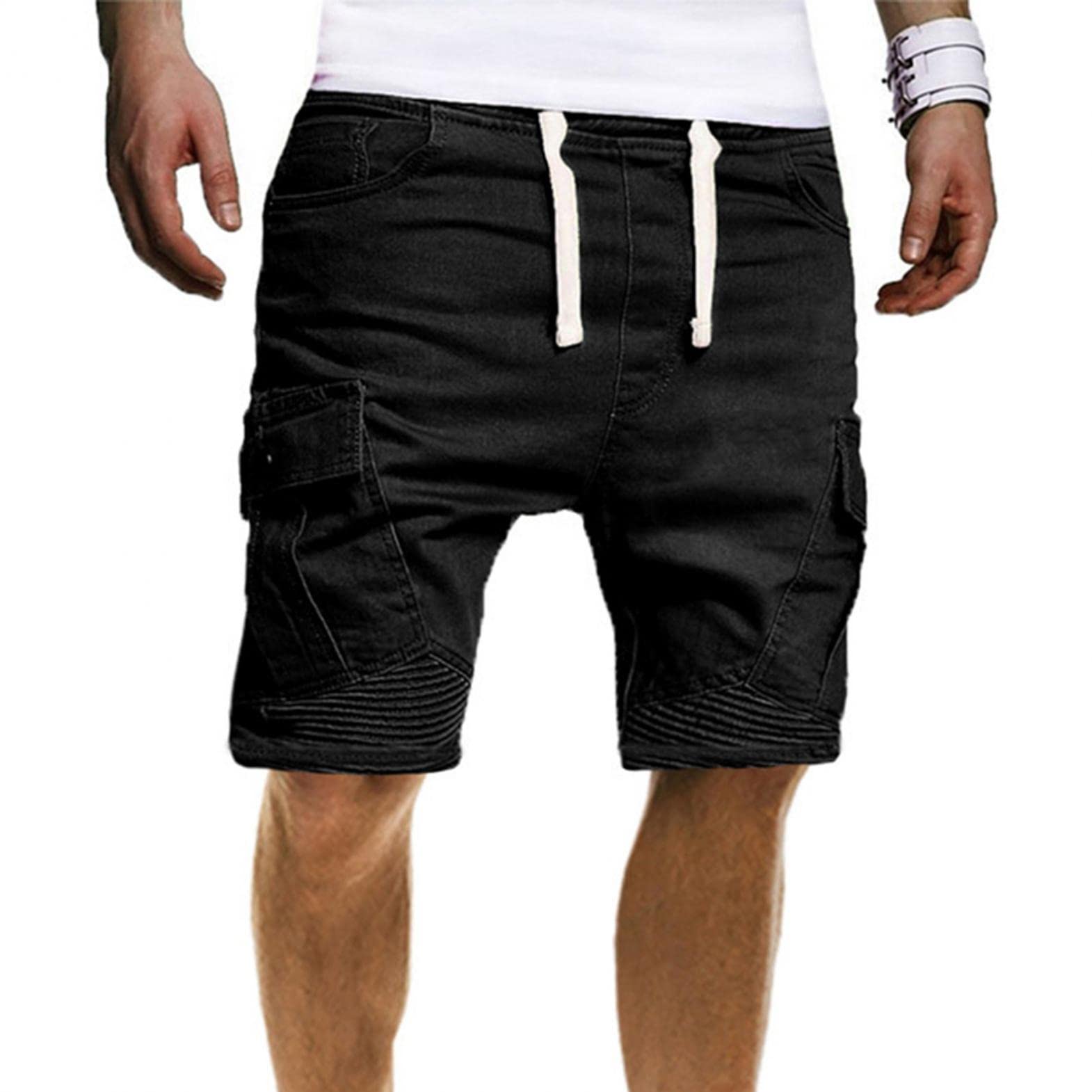 **Men's Cargo Hiking Shorts - Outdoor Travel & Casual Shorts with Multiple Pockets for Fishing, Camping, Hiking & Everyday Wear**