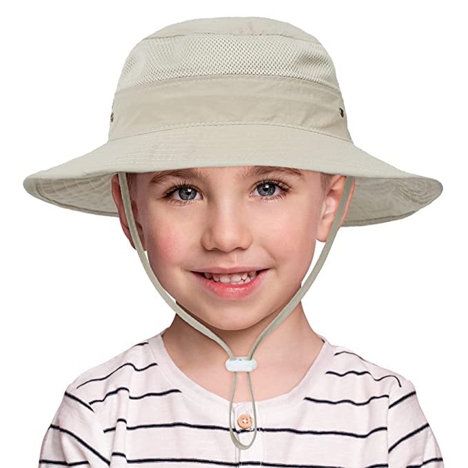 UPF 50+ Toddler Sun Hat for Girls & Boys - Wide Brim Baby Bucket Hat with Sun Protection - Perfect for Beach, Park & Outdoor Play