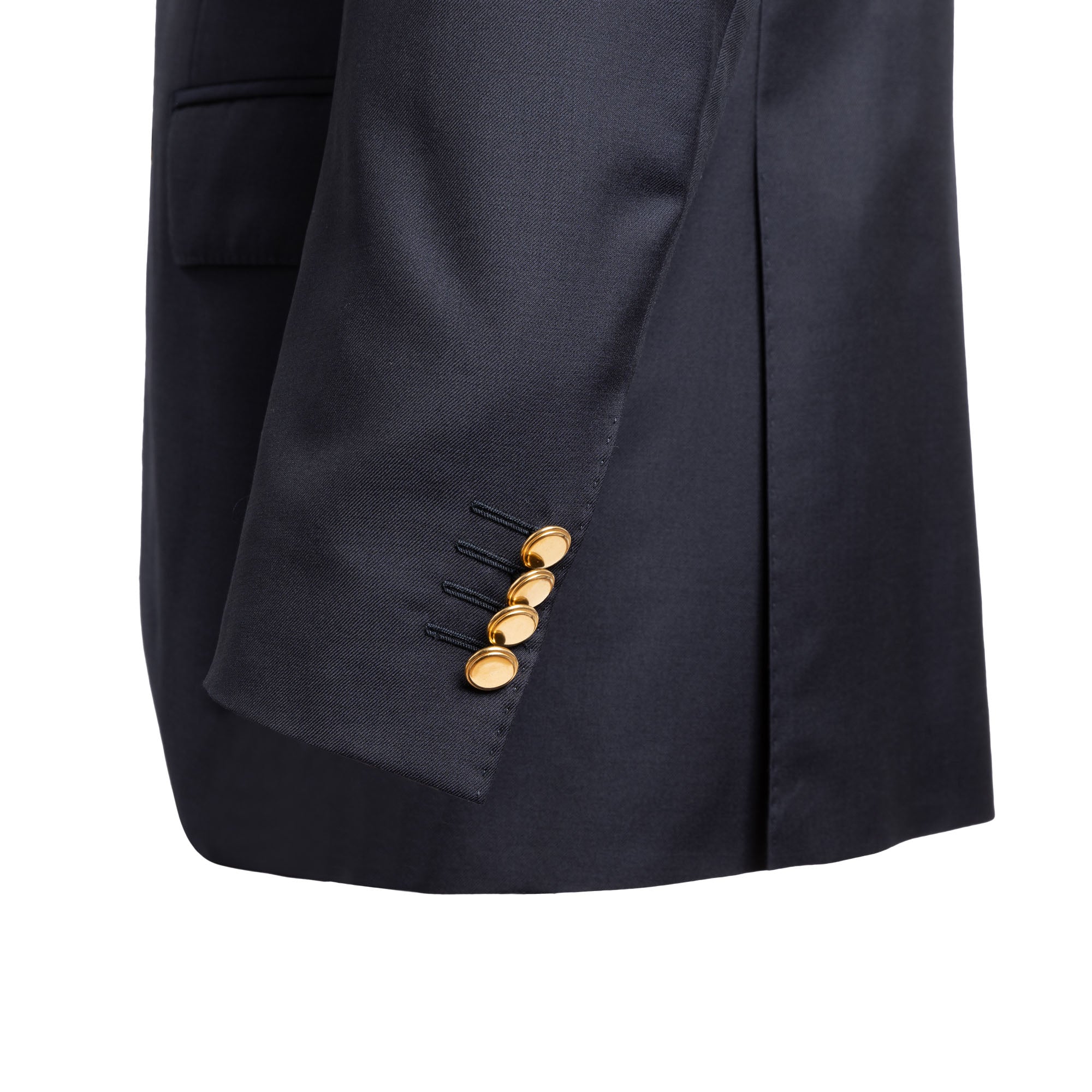 Premium Zegna Fabric Wool Blazer - Milan Notch Lapel Travel Blazer for Men in Navy Blue (Size Large) | Perfect for Business Meetings, Weddings & Formal Occasions