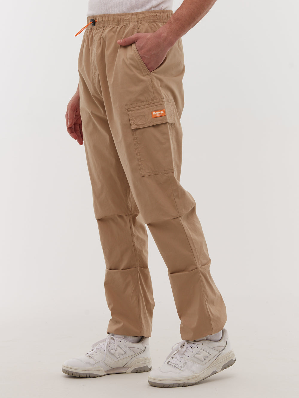 Lewin Stretch Cargo Pants for Men - Comfortable Elastic Waist Tactical Work Pants | Outdoor Hiking, Travel & Casual Wear