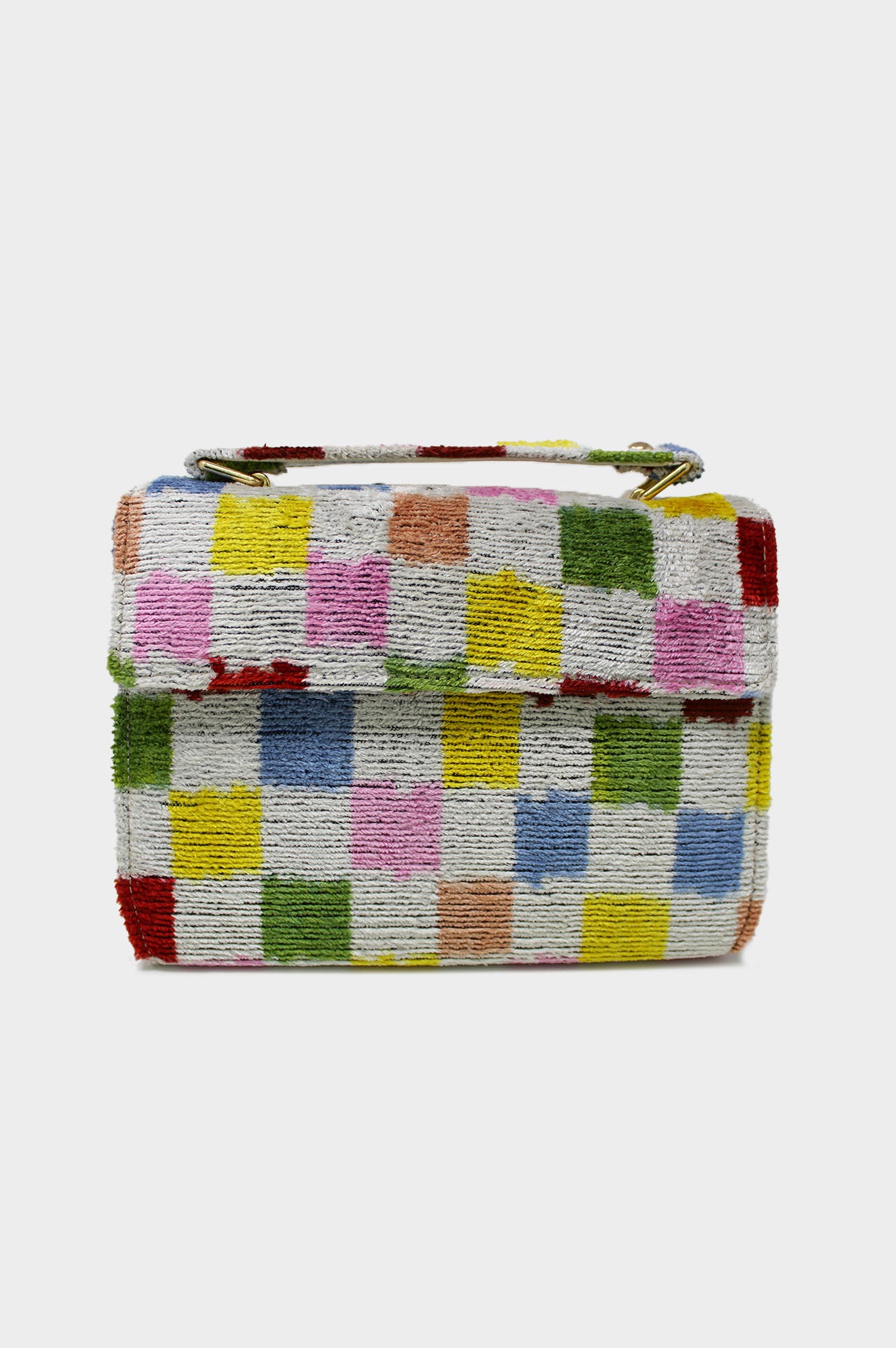 Stylish Pine Up Tote Bag with Geometric Shapes & Vibrant Colors - Perfect for Work, Travel & Everyday Use
