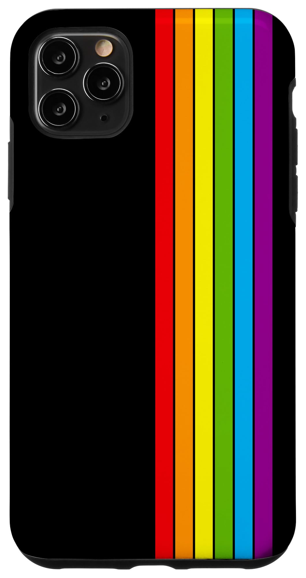 iPhone 11 Pro Max Case - LGBT Rainbow Pride Protective Cover | Durable Shockproof Phone Case for Gay Pride Support | Perfect Gift for LGBTQ+ Community (Boys, Girls, Allies) - Ideal for Pride Parades, Daily Use & Showing Support