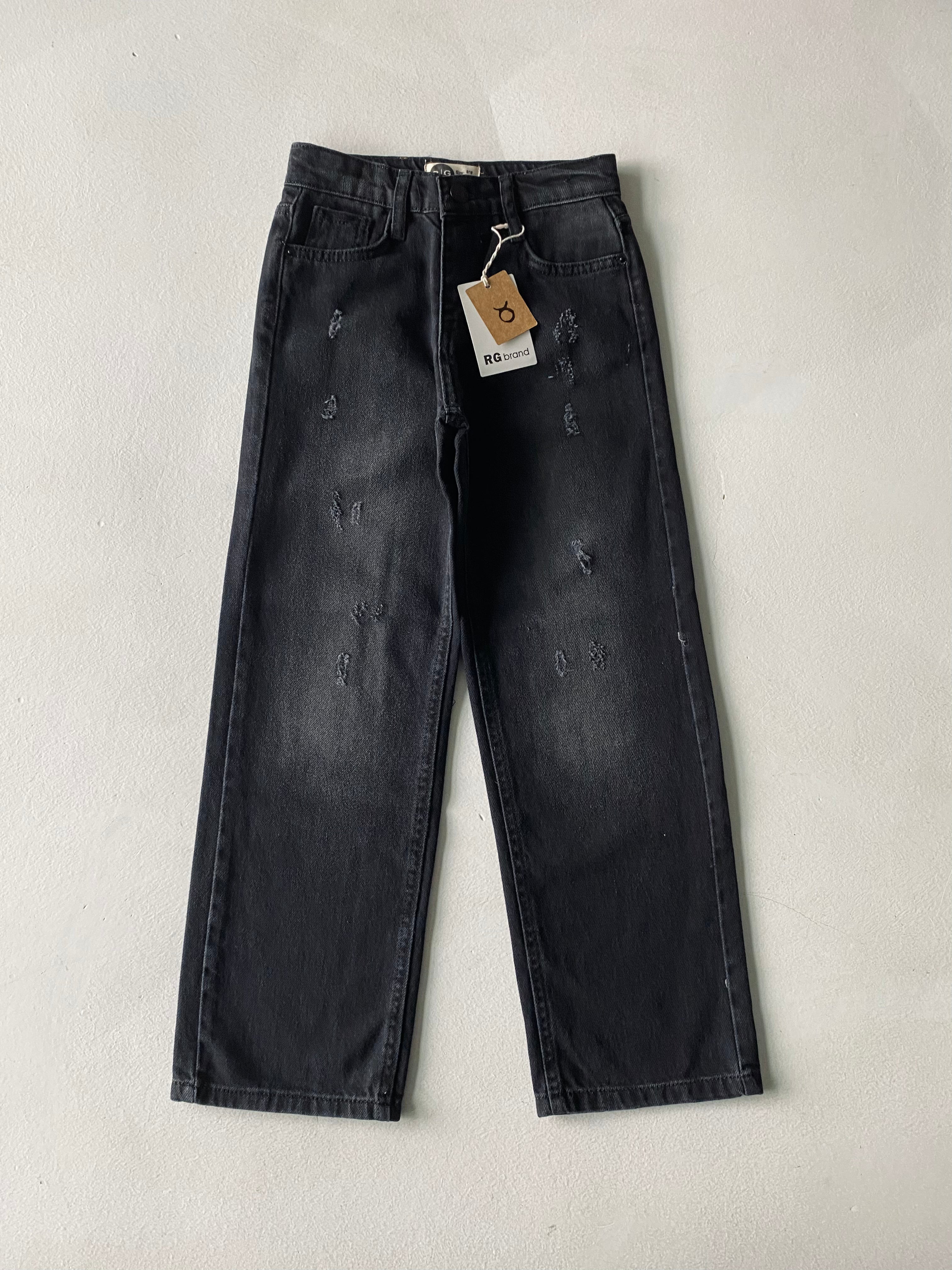 Boys and Girls Wide Leg Denim Jeans - Comfortable Stretch Kids Jeans for Play, School & Casual Wear