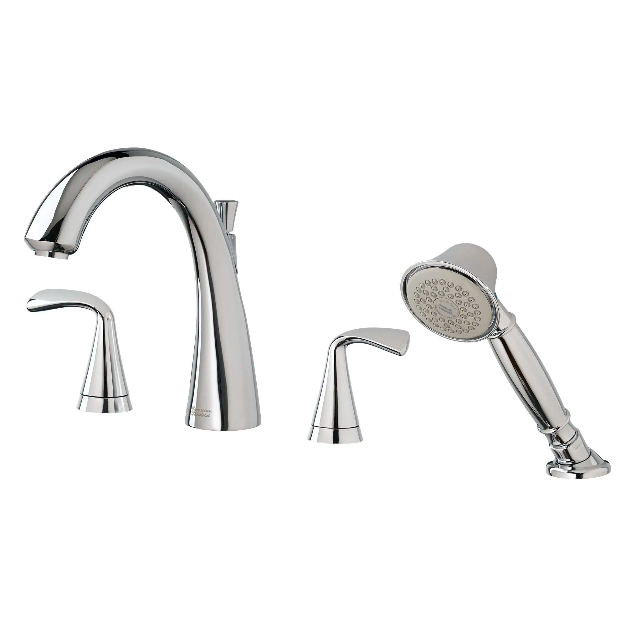 Fluent® Bathtub Faucet with Lever Handles & Personal Shower - Compatible with Flash® Rough In Valve - Perfect for Modern Bathroom Renovations and Spa-Like Shower Experiences