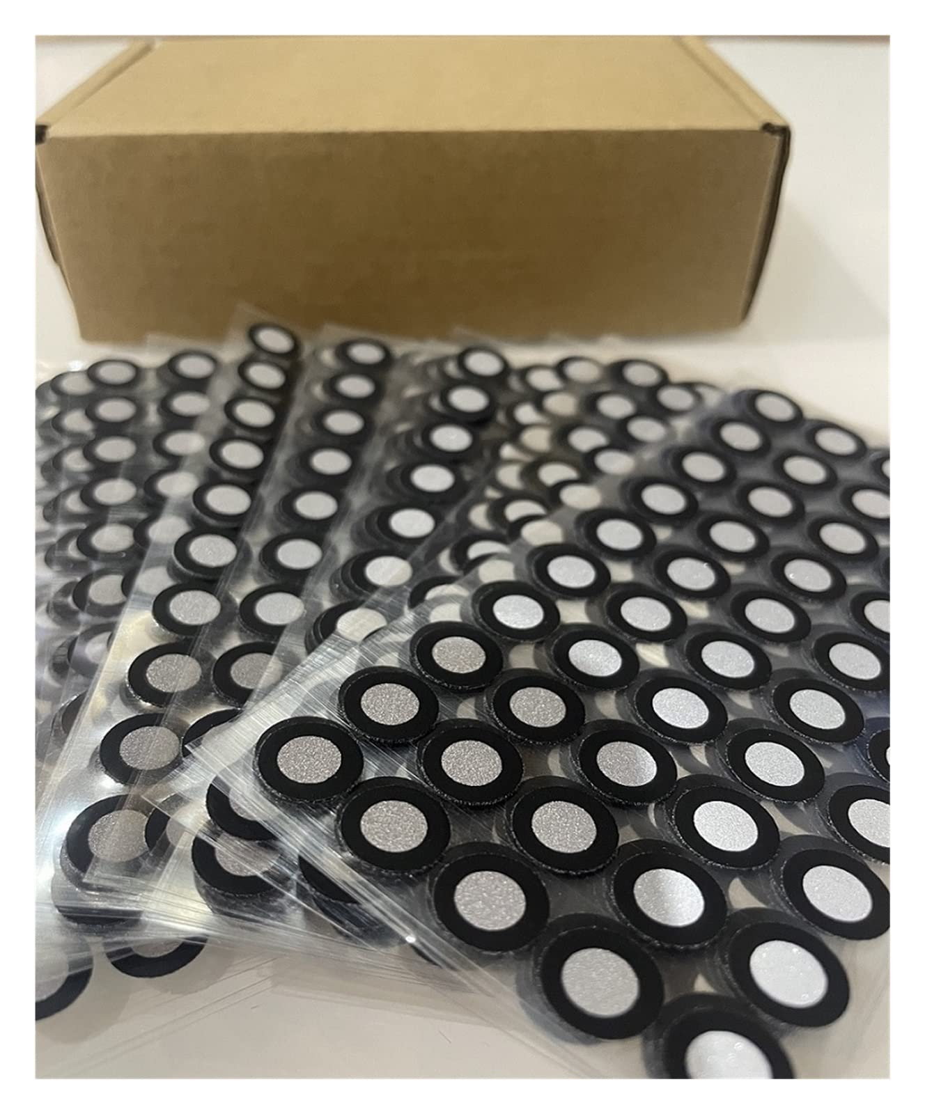 High-Precision 3D Scanner Target Points - 3mm x 7mm Reflective Markers for Photogrammetry & 3D Scanning - Ideal for CAD Modeling, Reverse Engineering & Quality Control Applications