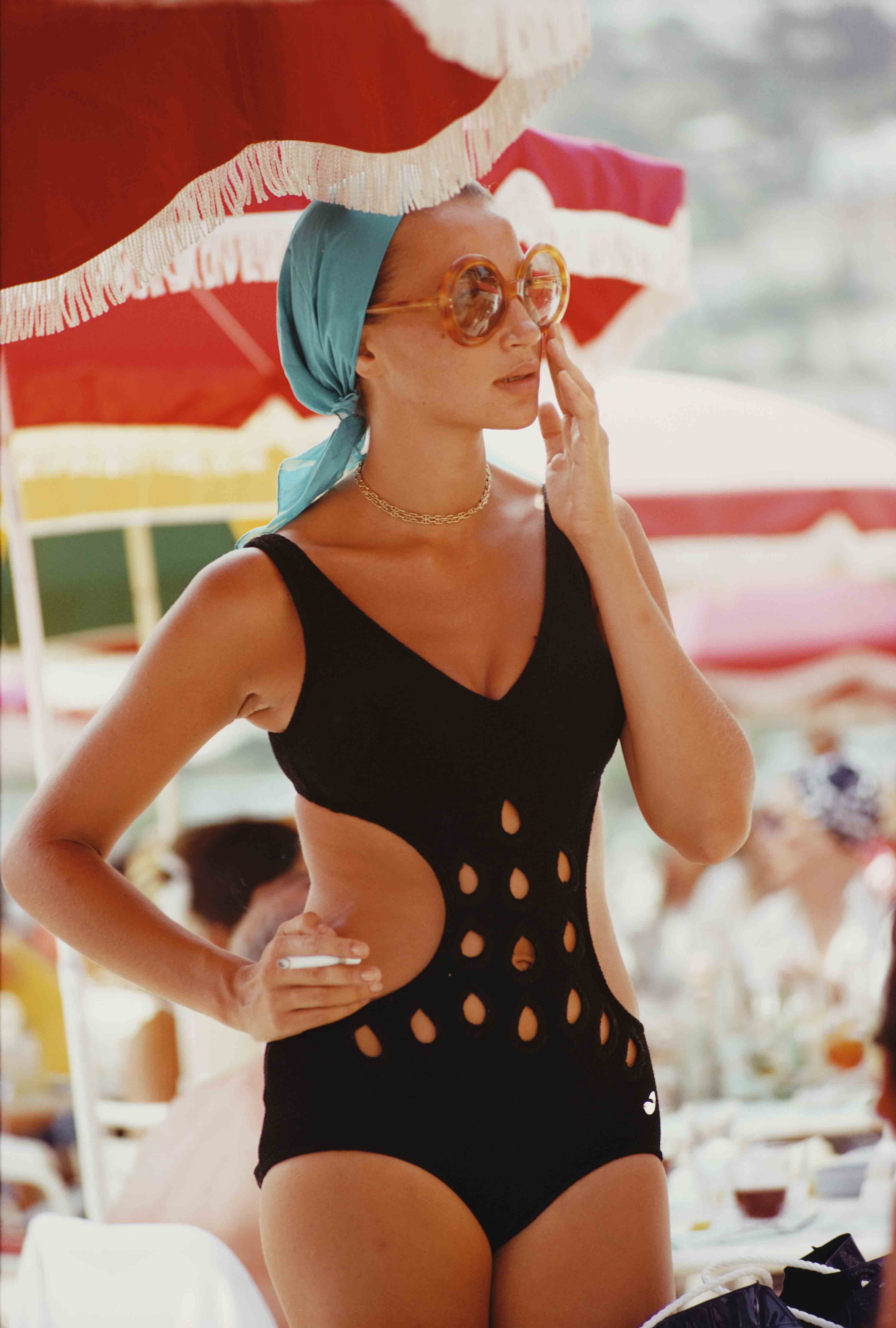 Slim Aarons Monte Carlo Swimwear Vintage Photo Print - Classic Beach & Poolside Wall Art for Home Decor
