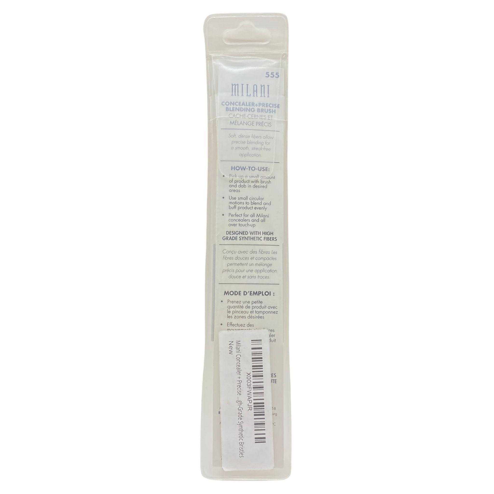 Milani Expertly Designed Brush Concealer + Precise Blending - 70 Pcs Set for Professional Makeup Artists & Beauty Enthusiasts | Perfect for Contouring, Highlighting & Flawless Coverage