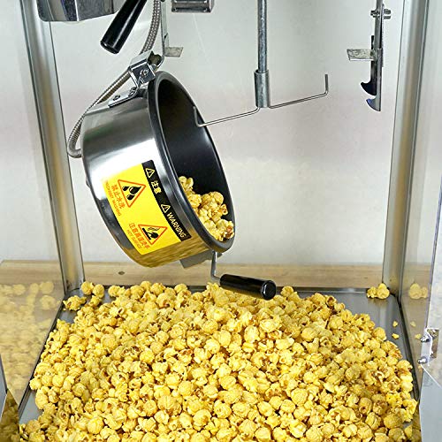Kolice 8-Ounce Commercial Popcorn Machine - Electric Popcorn Popper Maker with Roof - Perfect for Movie Nights, Parties, and Concession Stands