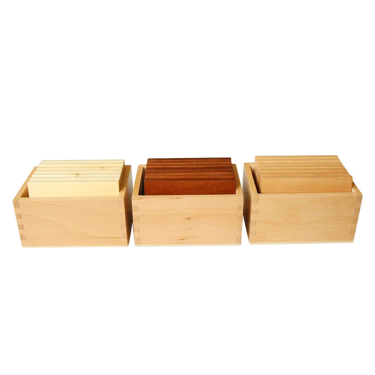 Montessori Baric Tablets Set with Wooden Box - Sensory Learning Toys for Kids, Toddler Education & Homeschooling - Perfect for Classroom, Daycare & Home Use