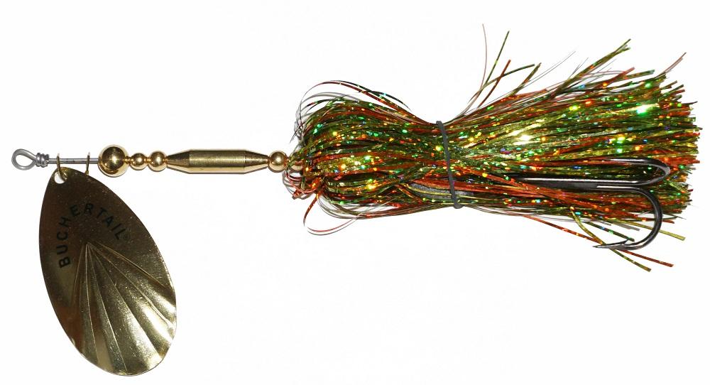 Buchertail 701 Tinsel Bucktail Jig - Premium Fishing Lures for Bass, Walleye & Trout - Perfect for Freshwater & Saltwater Fishing
