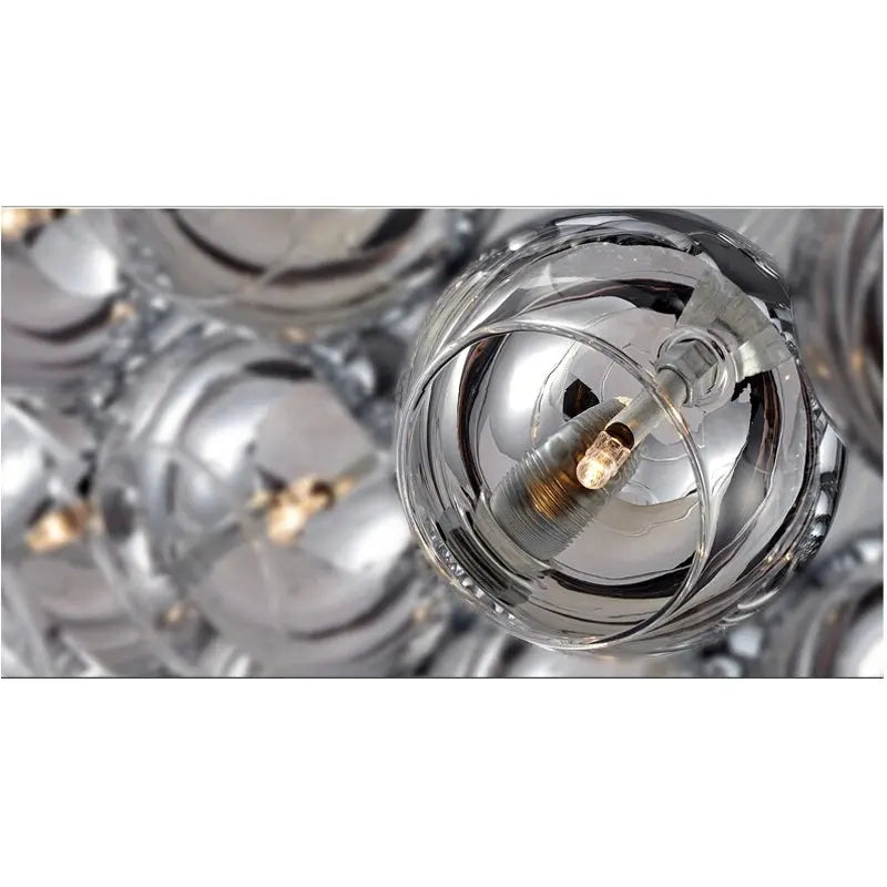 Quinn Bubble Chandelier Light - Modern Crystal Ceiling Fixture for Dining Room, Living Room & Bedroom | Elegant Lighting for Home Decor