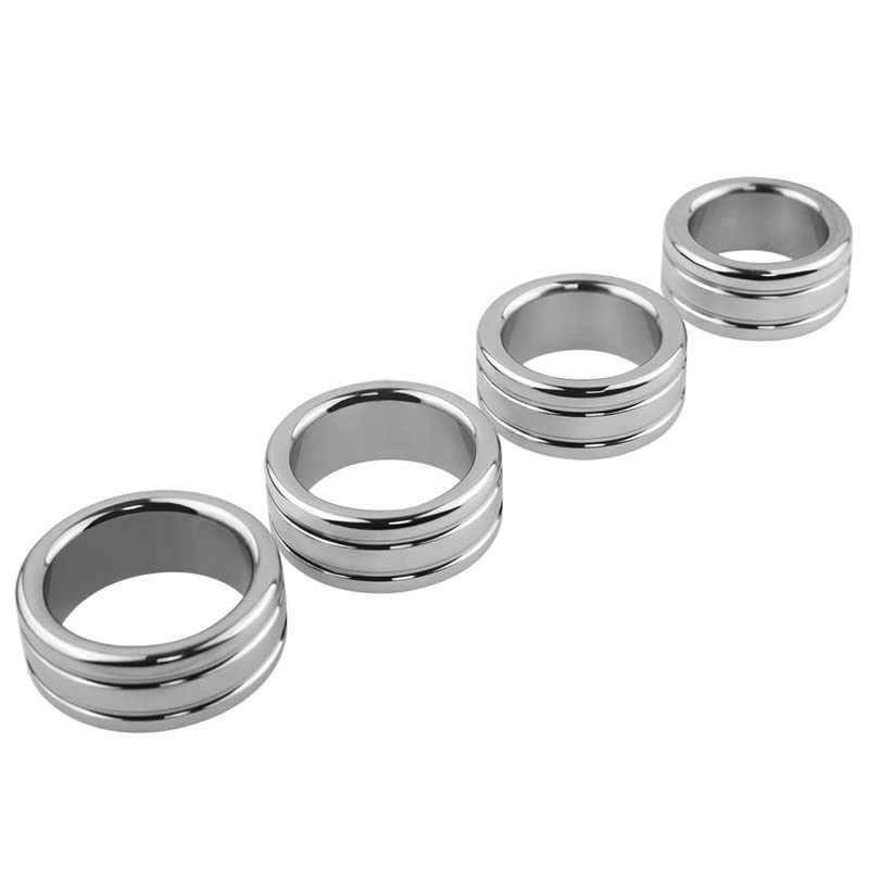 Premium Metal Cock Ring for Men - Erection Enhancer & Delay Control Device - Couples Sex Toy for Enhanced Pleasure & Performance - Perfect for Sensual Play & Intimate Wellness
