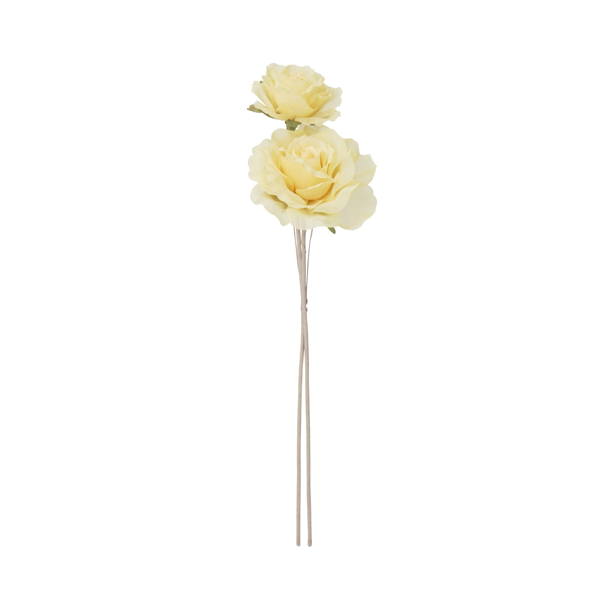 Yellow Sheer Rose Artificial Flower - Elegant Home Decor for Weddings, Parties & DIY Crafts
