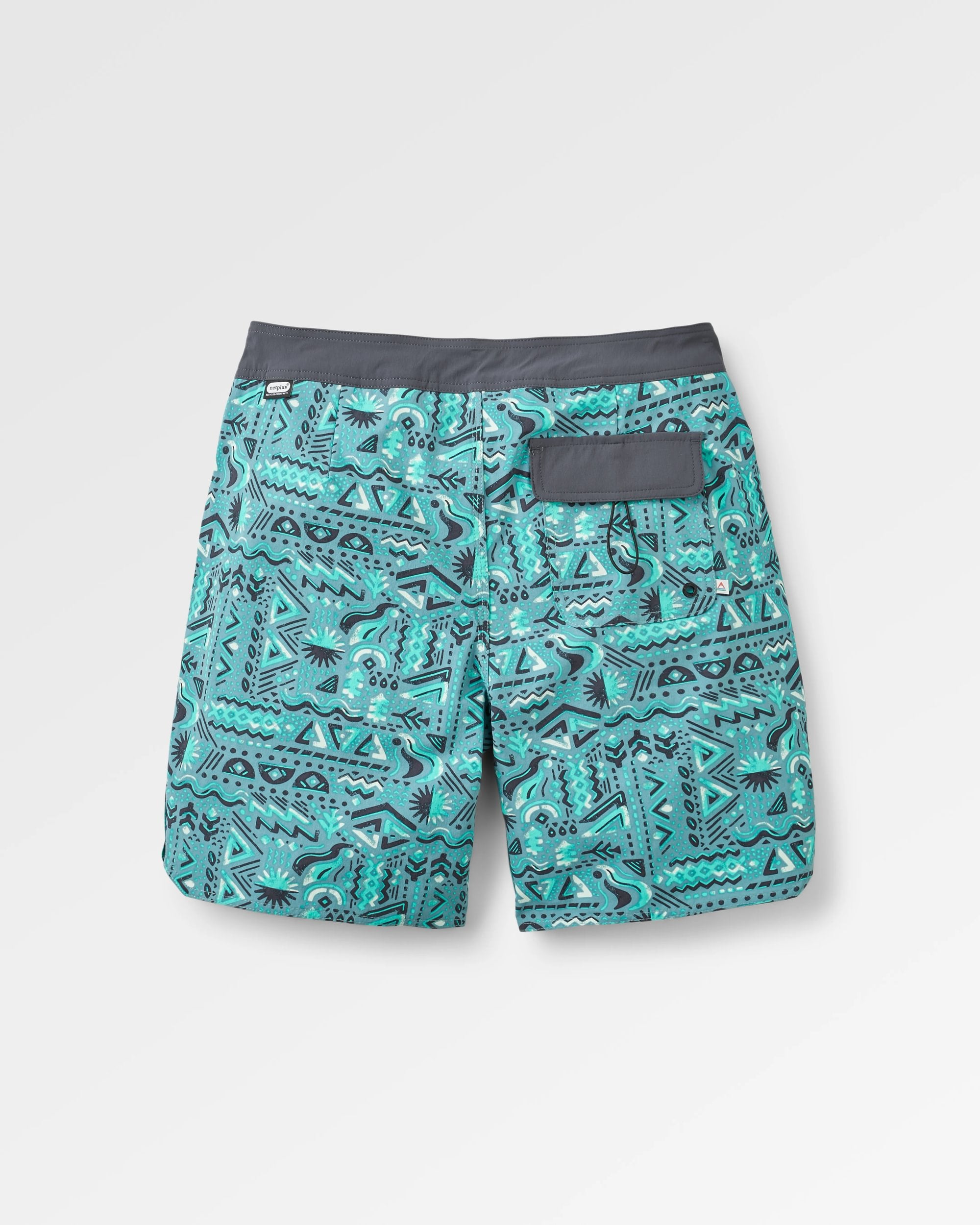Elemental Geo Arctic Recycled Cruiser Boardshorts - Eco-Friendly Swim Trunks for Men - Perfect for Surfing, Beach & Summer Vacations