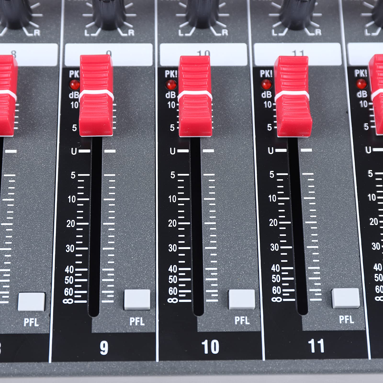 12-Channel Professional Audio Mixer with USB Interface - Powered Sound Board for Live Performances, Home Studio Recording & Podcasting | Perfect for DJs, Musicians & Content Creators