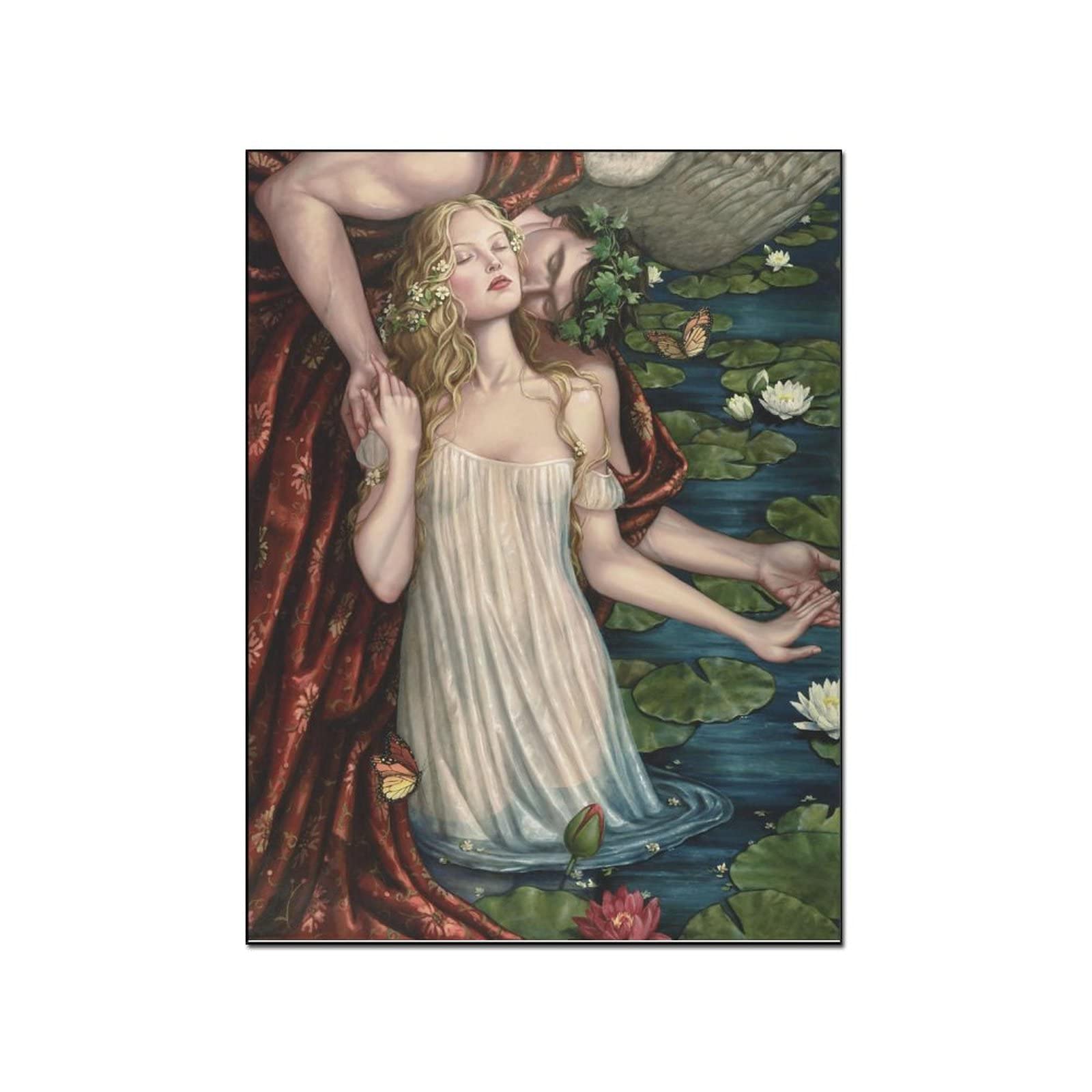 Love Art Oil Painting Poster - 12x16in Wall Decor for Living Room & Bedroom
