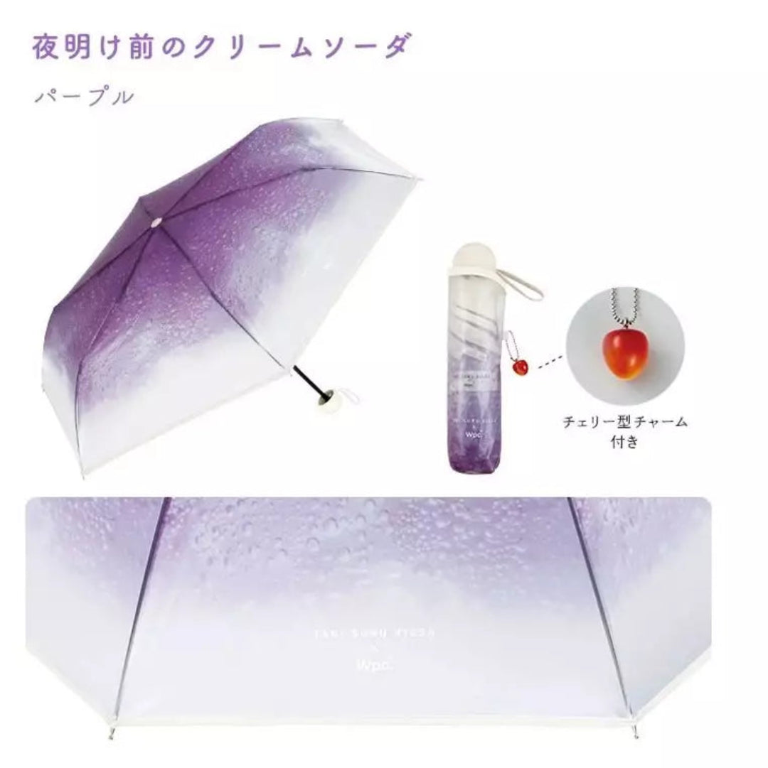 WPC Mini 50cm Umbrella - Lightweight Compact Folding Parasol with UV Protection (WPC 37 PT) - Perfect for Travel, Beach & Outdoor Activities