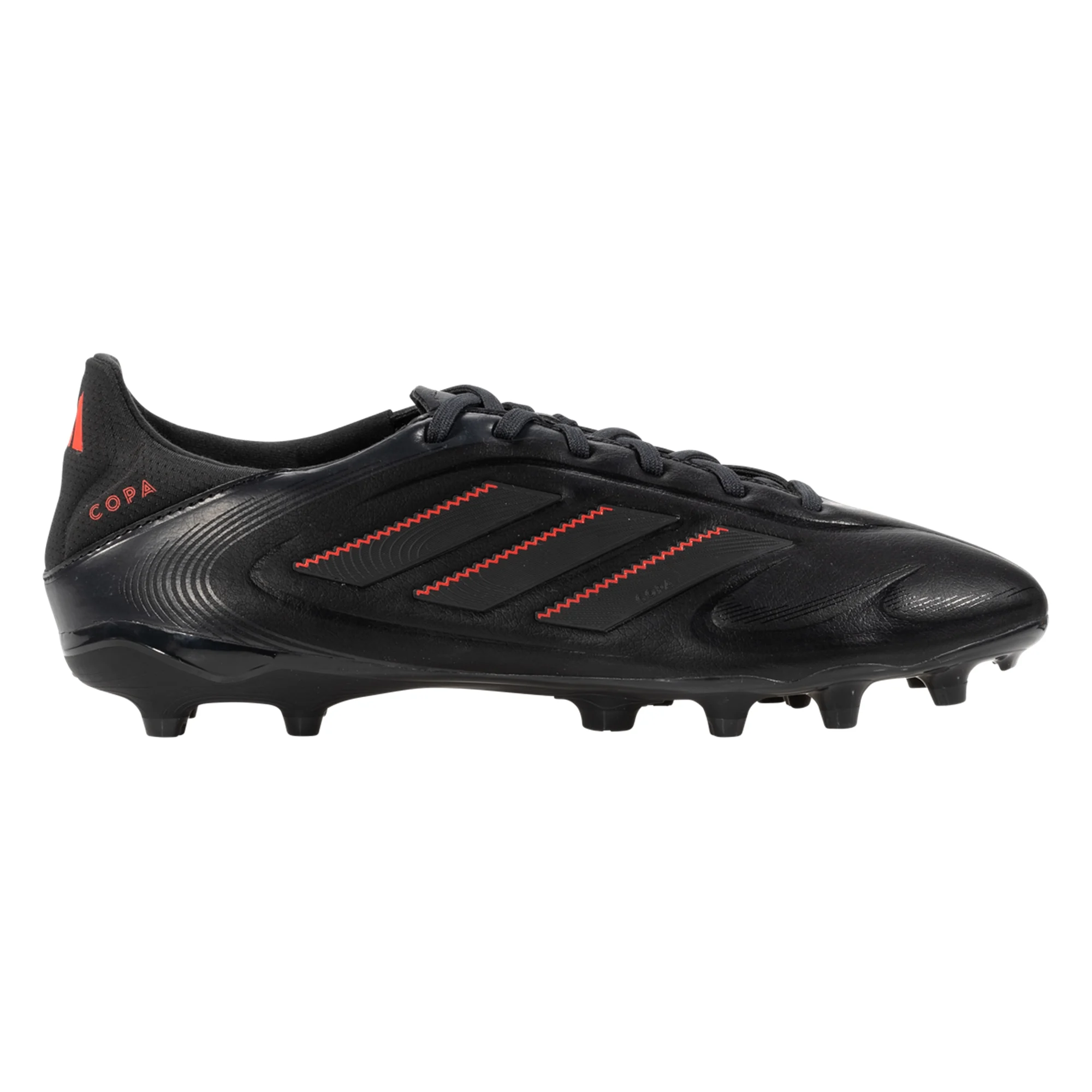 Adidas Copa Pure III League FG/MG Soccer Cleats for Men - Black/Carbon/Red - Firm Ground & Multi-Ground Football Boots - Perfect for Competitive Matches and Training Sessions