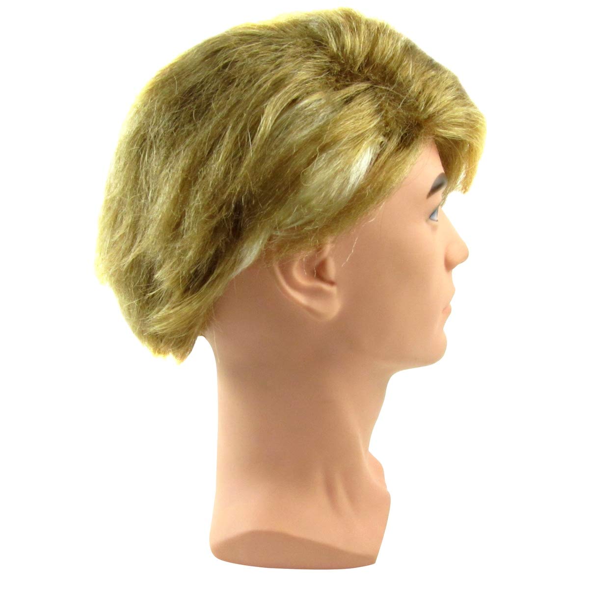 Donald Trump Blonde Wig - Realistic Fake Hair Costume Accessory for Halloween & Cosplay - POTUS President Tan Wig for Parties & Political Events