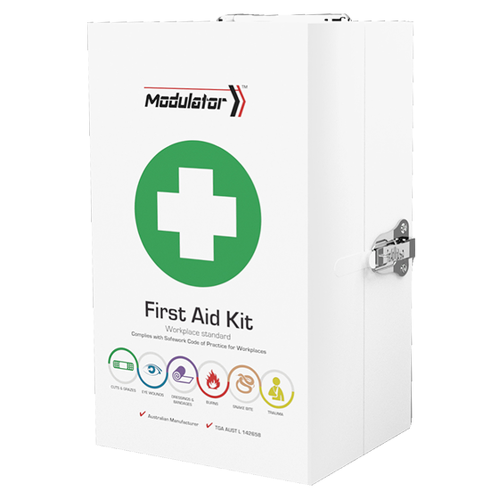 MODULATOR 4 Series Metal First Aid Cabinet Kit 24