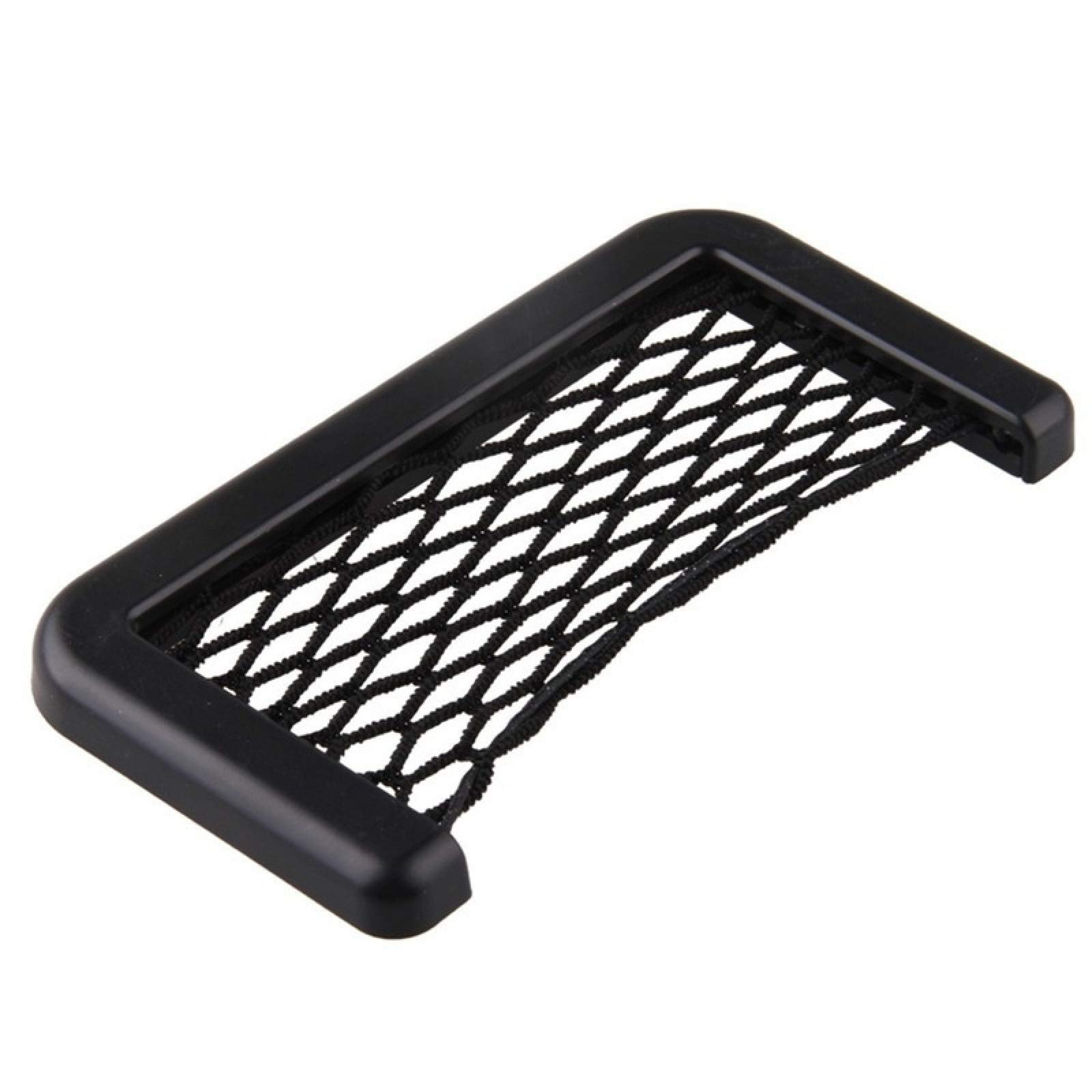 1PCS Car Seat Side Back Storage Net Bag - Phone Holder & Pocket Organizer for Mobile Phone, Pen, Cards & Debris - Universal Car Accessories for Sedan, SUV & Truck - Perfect for Road Trips & Daily Commute
