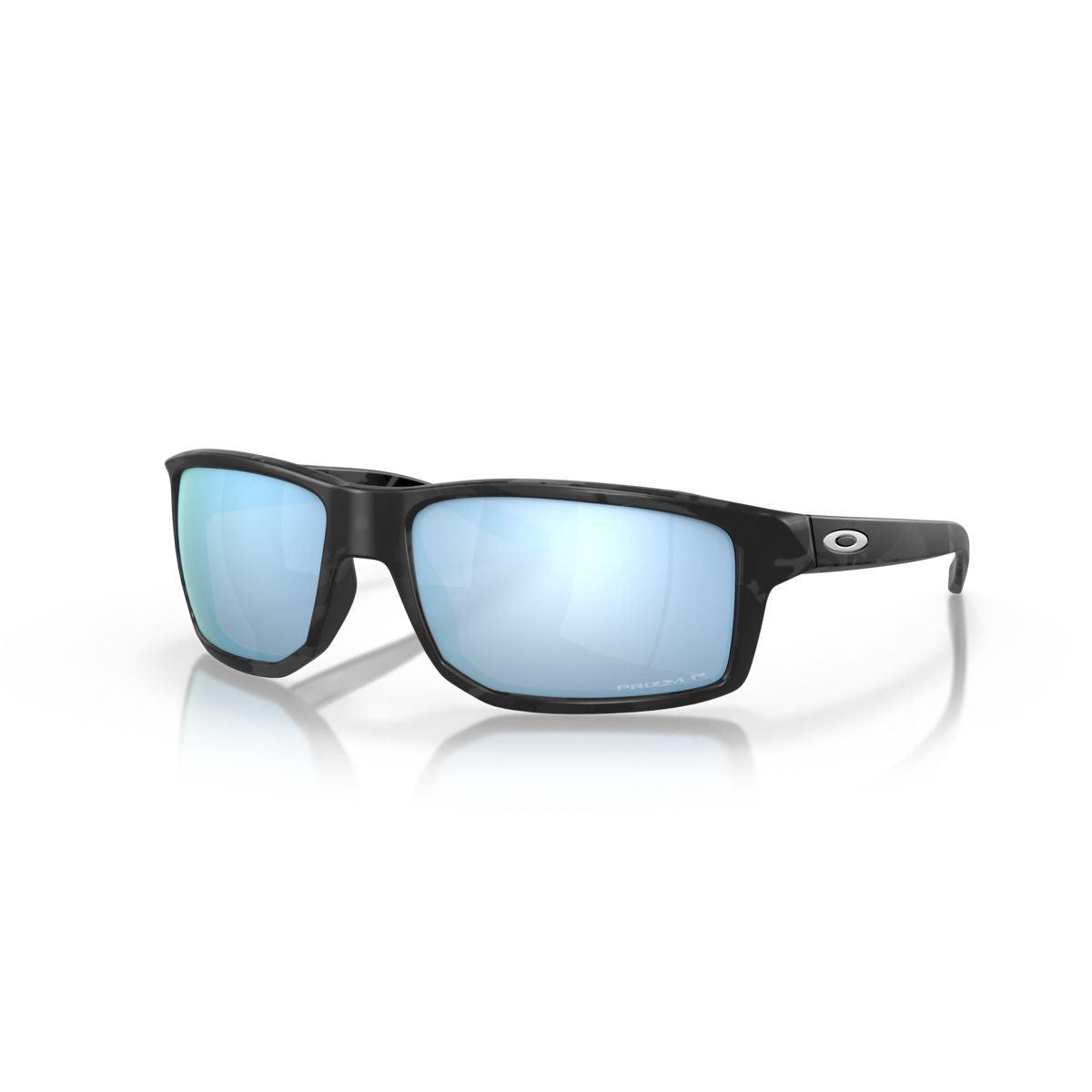 Oakley Gibston Sunglasses Matte Black Camo with Prizm Deep Water Polarized Lenses - Model 0OO9449 944923 - Perfect for Outdoor Sports, Fishing, and Driving