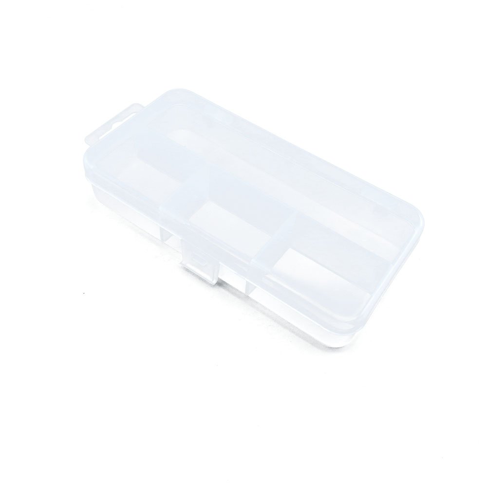 Clear Plastic Beads Storage Box Organizer - 1 Piece Small Parts Tackle Case for Jewelry Findings, Arts & Crafts Supplies - Perfect for DIY Projects, Beading, and Craft Organization