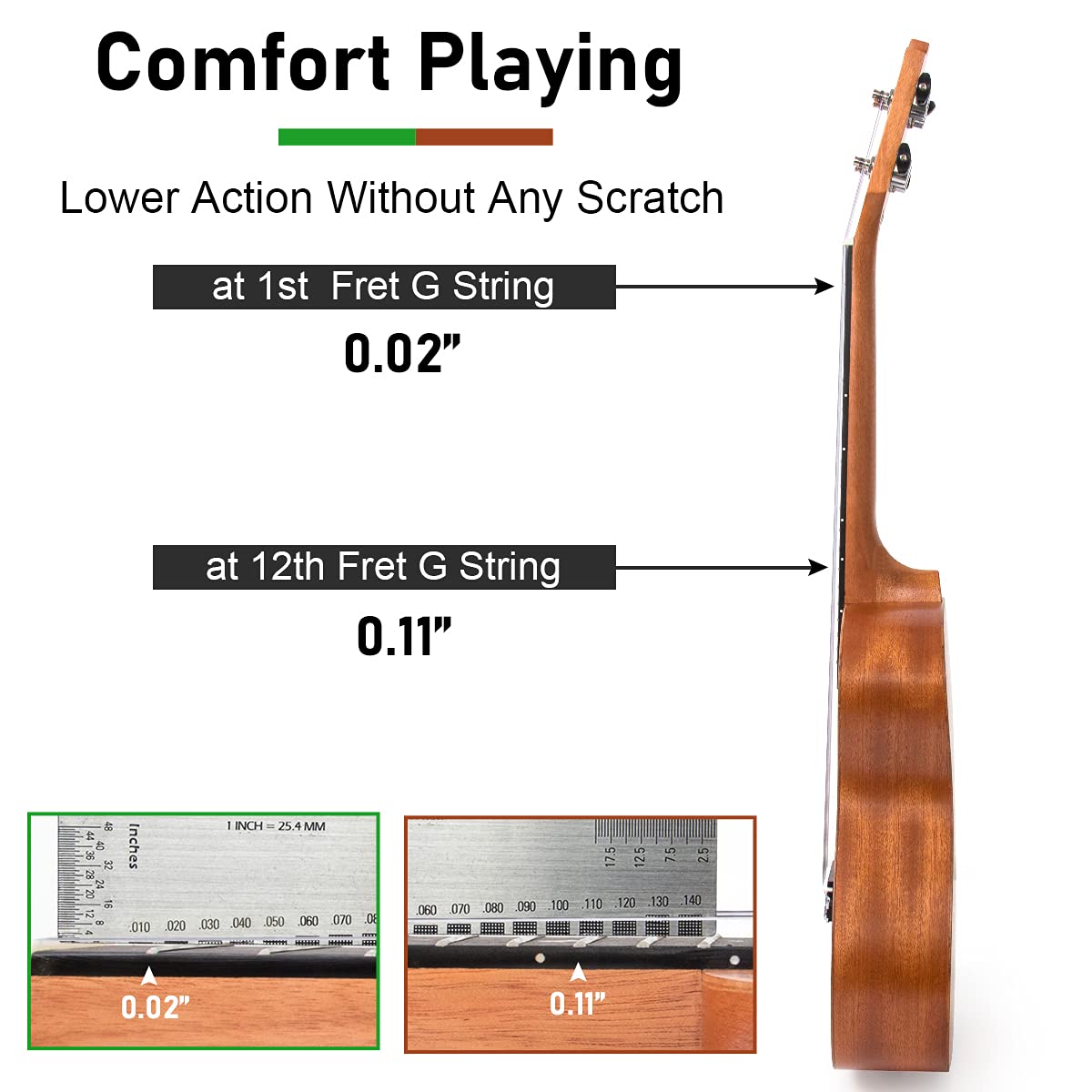 Professional 26 Inch Tenor Ukulele for Adults - Left Handed Hawaiian Guitar with Gig Bag, Strap & Premium Strings - Perfect for Beginners, Travel & Live Performances