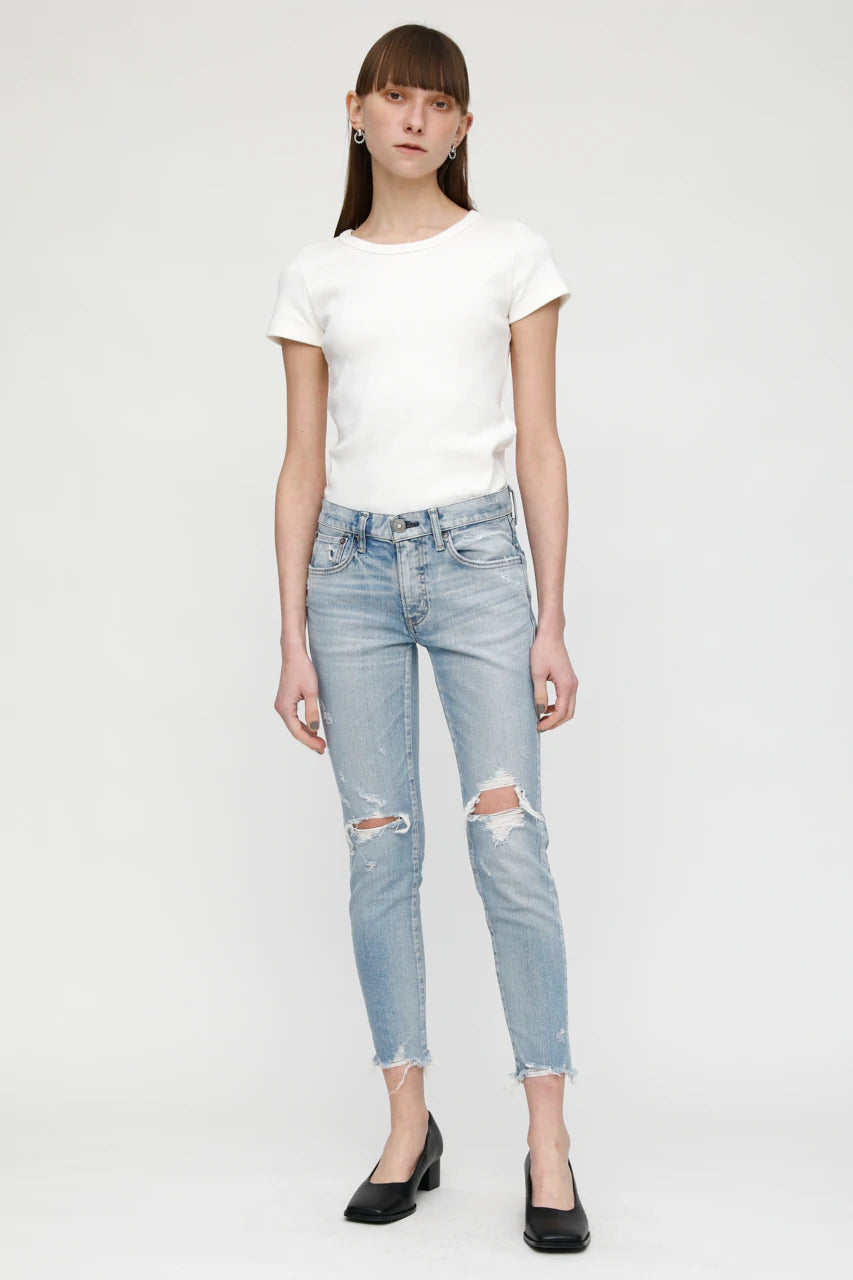 Altawoods Skinny Jeans for Women - Light Blue Denim Stretch Pants | Slim Fit High Waist Trousers for Casual Wear & Everyday Outfits