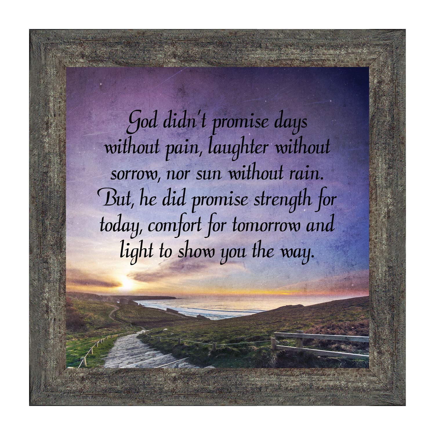 God’s Promise Christian Wall Decor - Biblical Posters for Home & Church