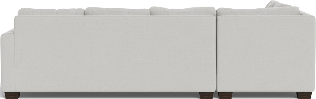 Track 121 Left Chaise Sleeper Sectional Sofa - Modern L-Shaped Convertible Couch with Pull-Out Bed for Living Room, Guest Room & Small Spaces