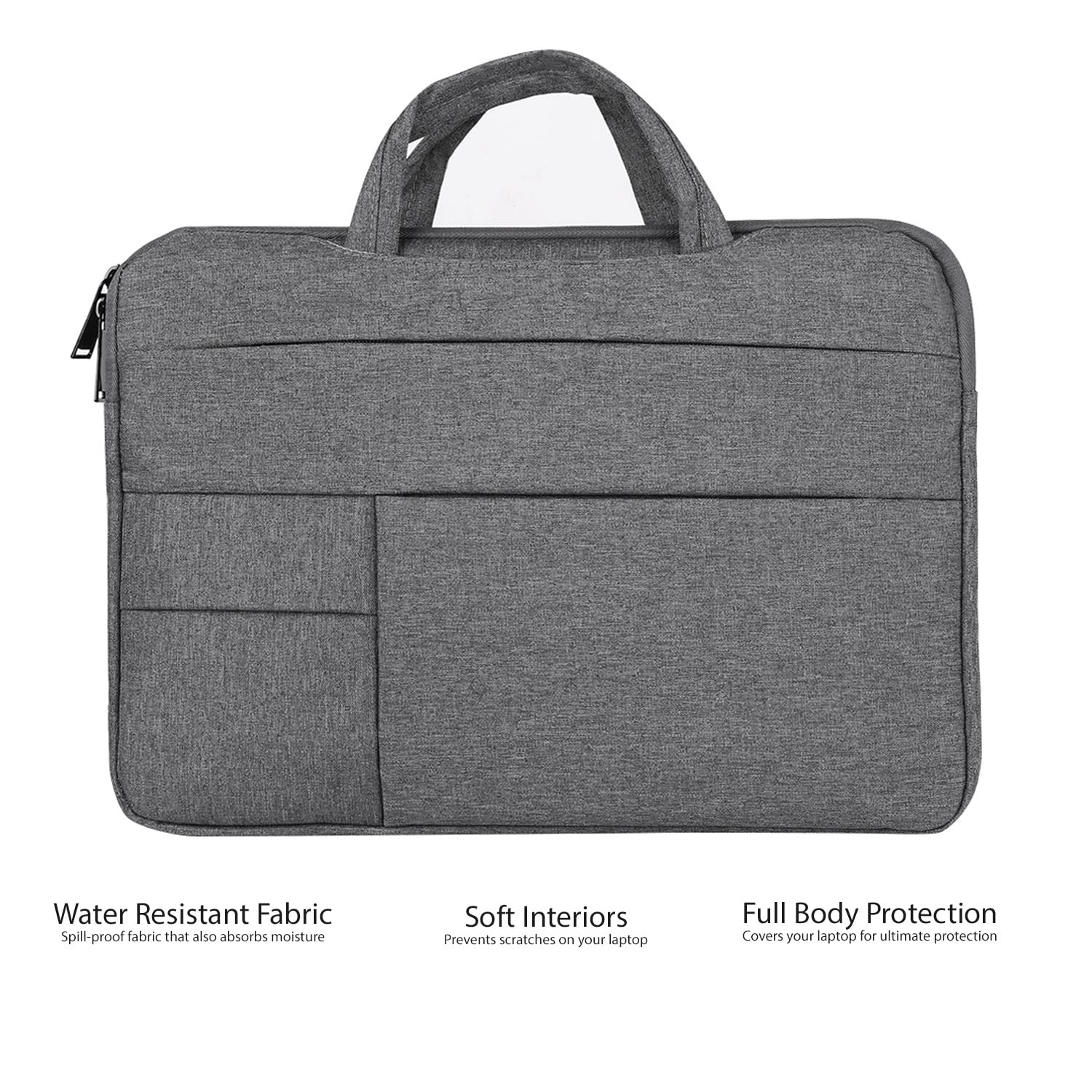 Premium Laptop Sleeve for MacBook Pro 16, ASUS L510, HP, Lenovo Ideapad - Durable Protective Case for Office, College, Travel & Commuting - Water-Resistant Neoprene Computer Bag with Padded Interior