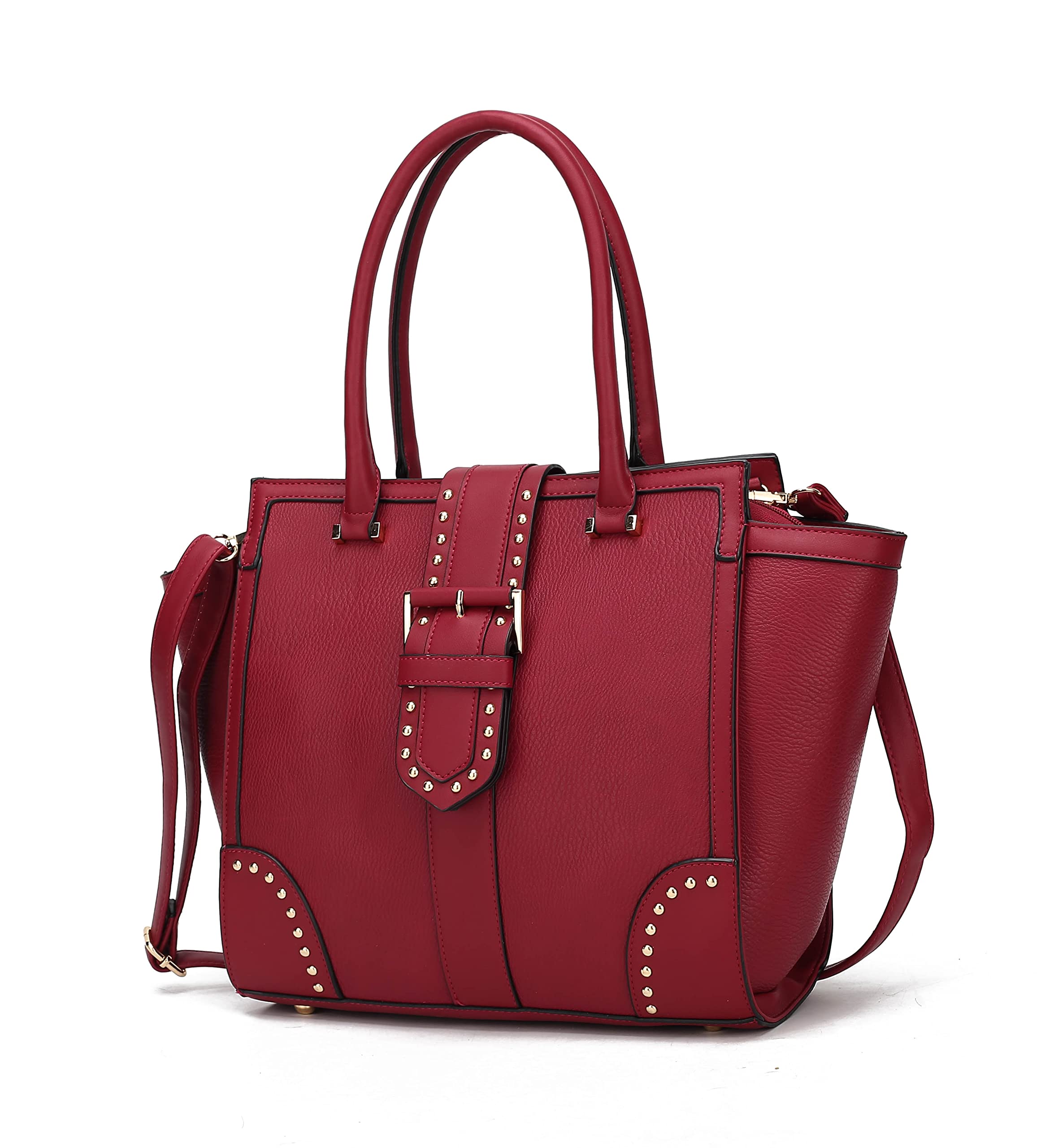 MKF Collection Women's Satchel Crossbody Bag - Stylish Handbag Purse with Shoulder Strap & Top Handle - Perfect for Work, Travel & Everyday Use
