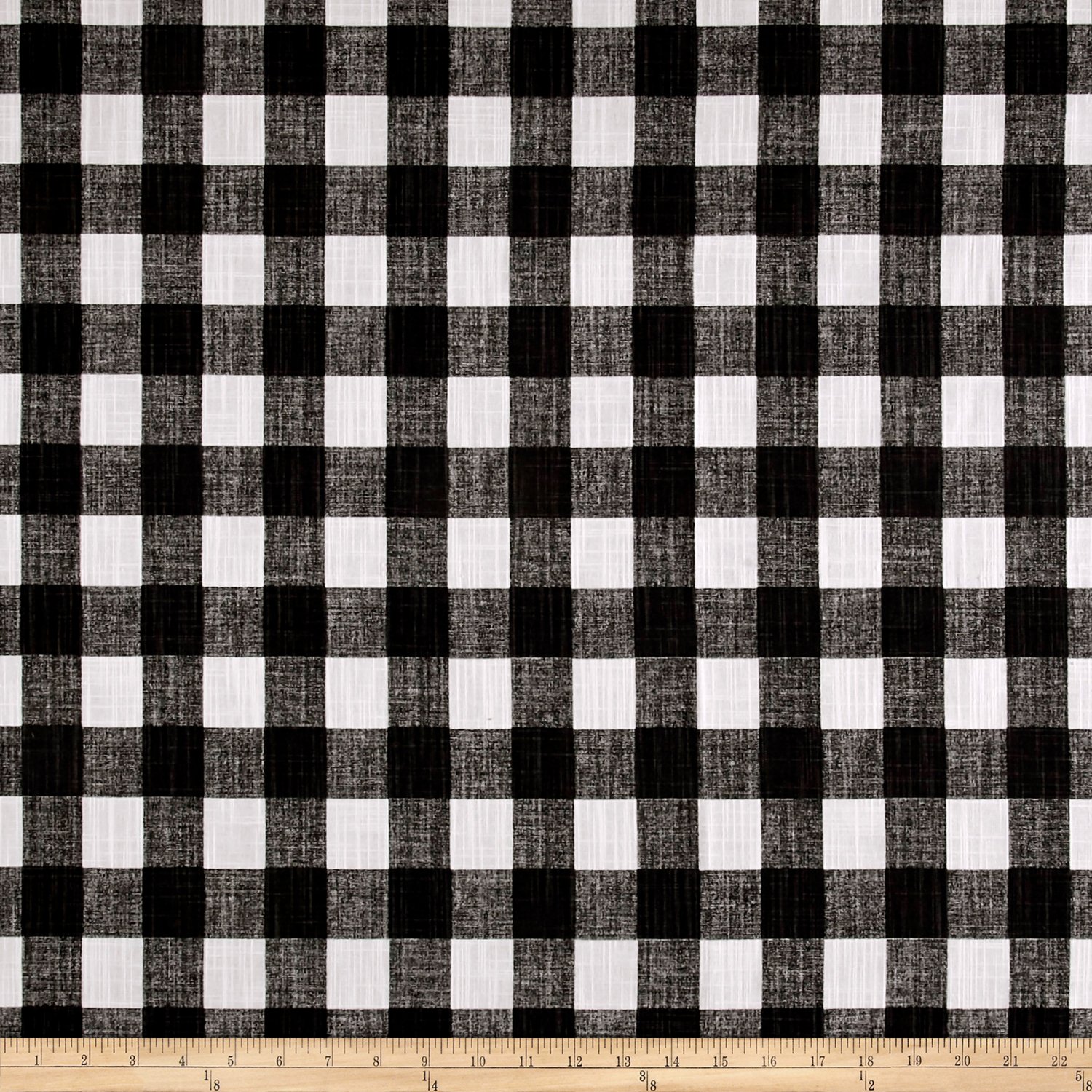 Premier Prints Buffalo Plaid Slub Canvas Fabric by the Yard - Durable Cotton Material for DIY Crafts, Home Decor & Upholstery Projects
