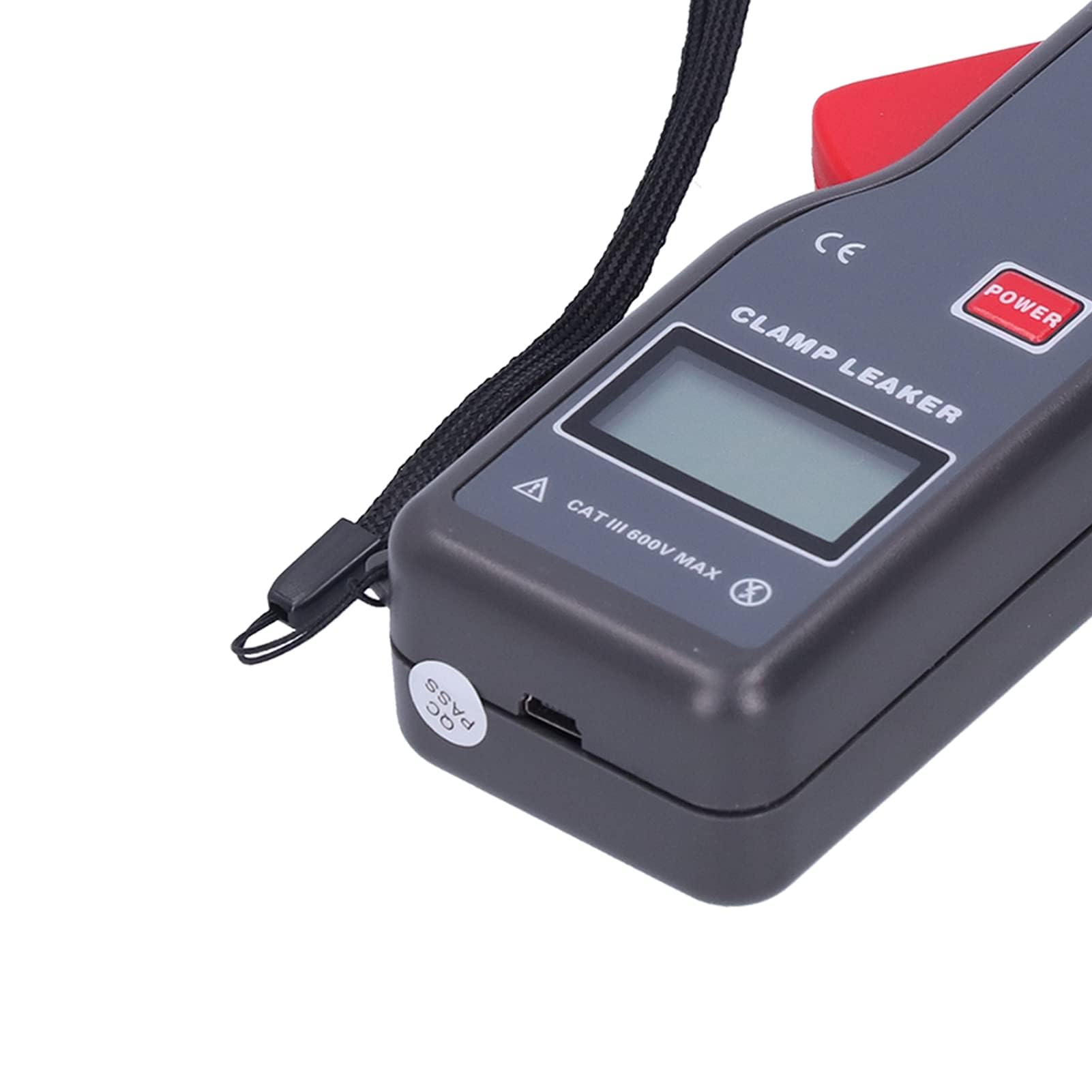 Agatige ETCR-6600 True RMS Digital Leakage Clamp Meter - High Accuracy AC Current Tester with USB Communication, Portable Multimeter for Electrical Maintenance, HVAC & Industrial Safety Testing