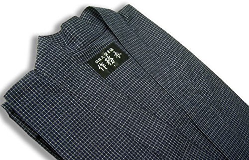 Bunjin Lattice Pattern Samue Japanese Traditional Workwear for Men - Perfect for Meditation, Tea Ceremony & Casual Wear