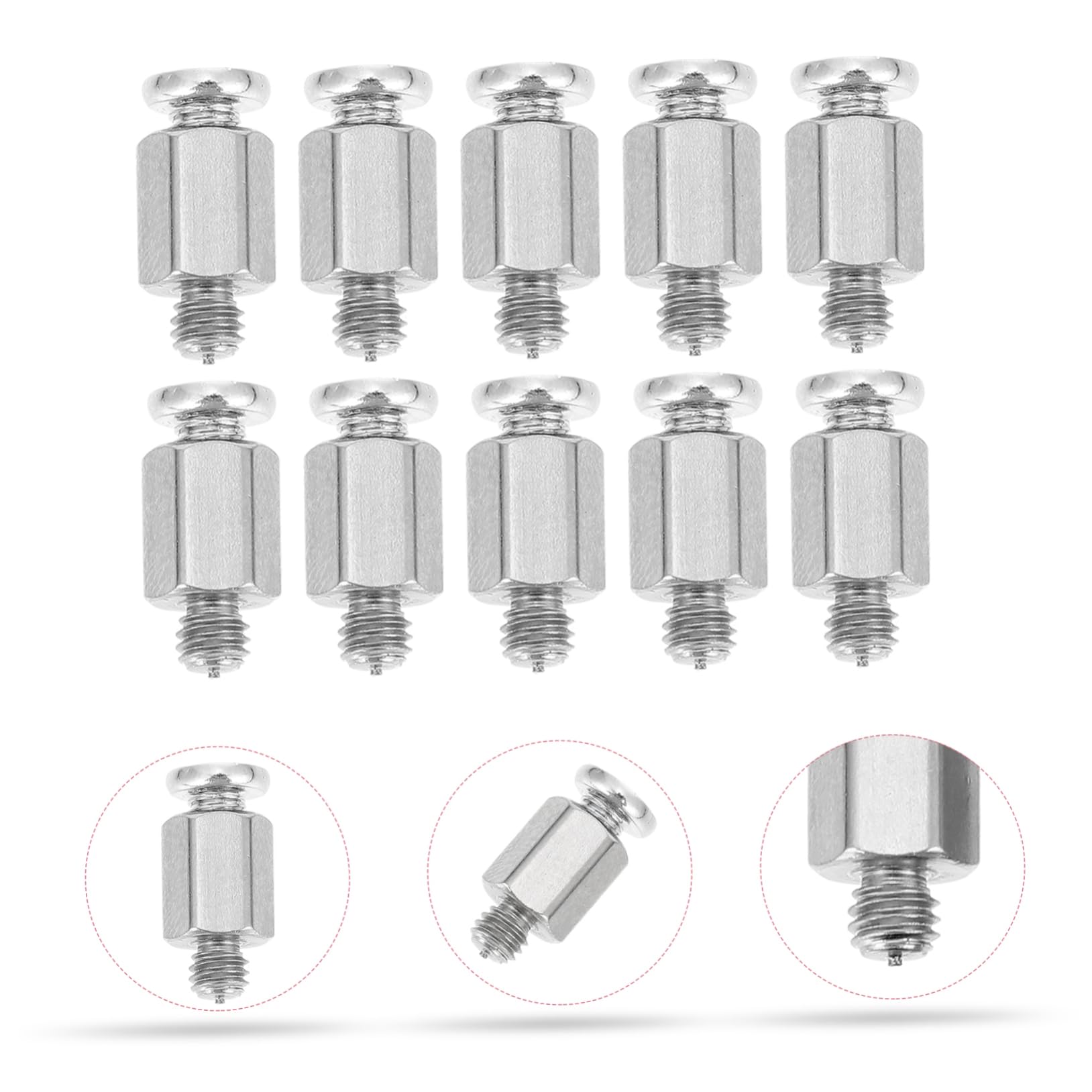 Jojofuny 20pcs Motherboard Screws & Laptop Stand - M.2 SSD Accessories Kit with Metal Standoffs for Desktop & Notebook Computers | Perfect for PC Building, Laptop Cooling & Workspace Organization