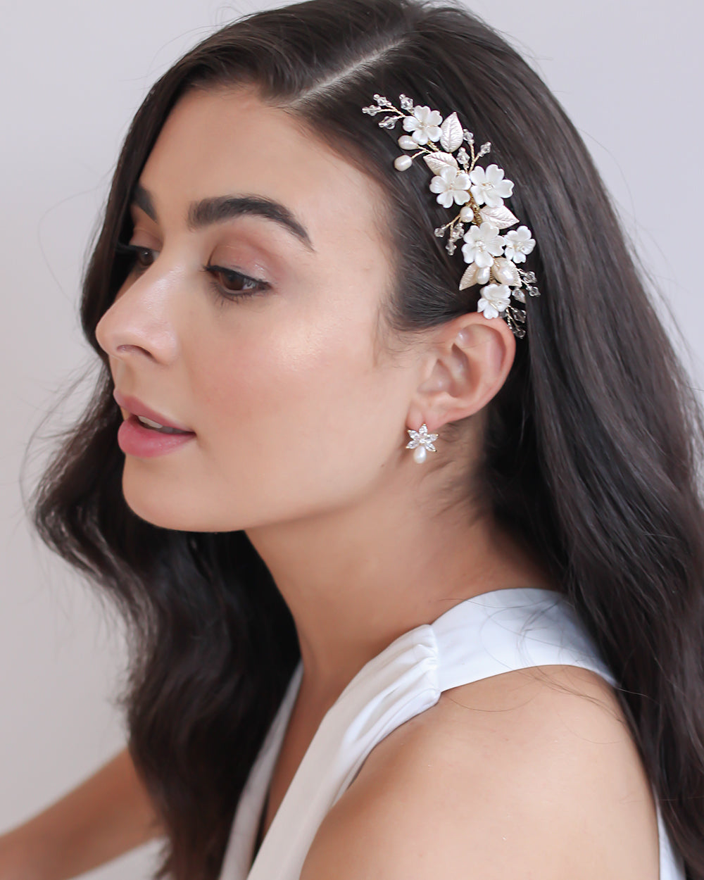 Elise Pearl Hair Comb - Elegant Bridal & Wedding Hair Accessory for Women - Perfect for Updos, Braids, and Special Occasions