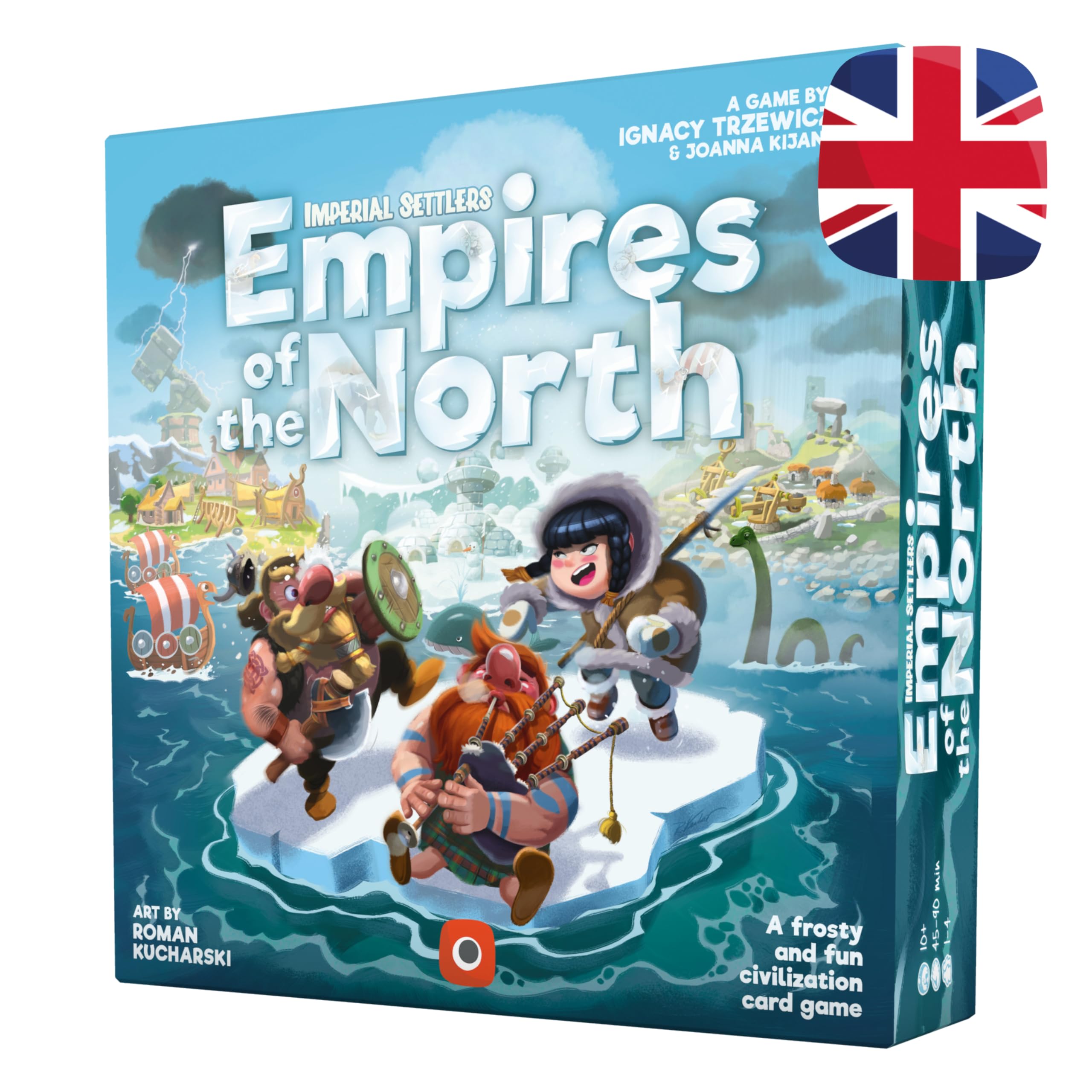 Portal Games Imperial Settlers: Empires of The North - Strategic Board Game for Adults & Families | Viking-Themed Civilization Building | Perfect for Game Nights & Group Gatherings