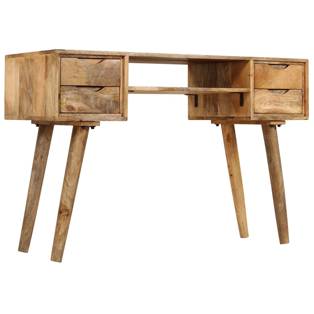 Solid Mango Wood Console Desk - 45.3