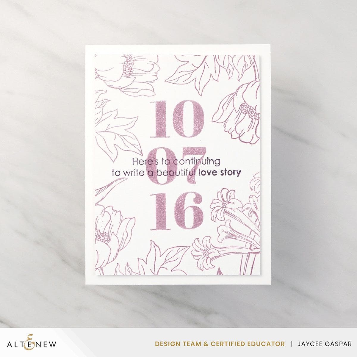 Love Story Press Plates & Foil Plates for DIY Scrapbooking, Card Making, and Wedding Invitations