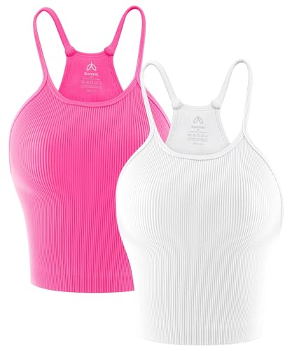 Hot Pink+white(2pcs)-waist Length