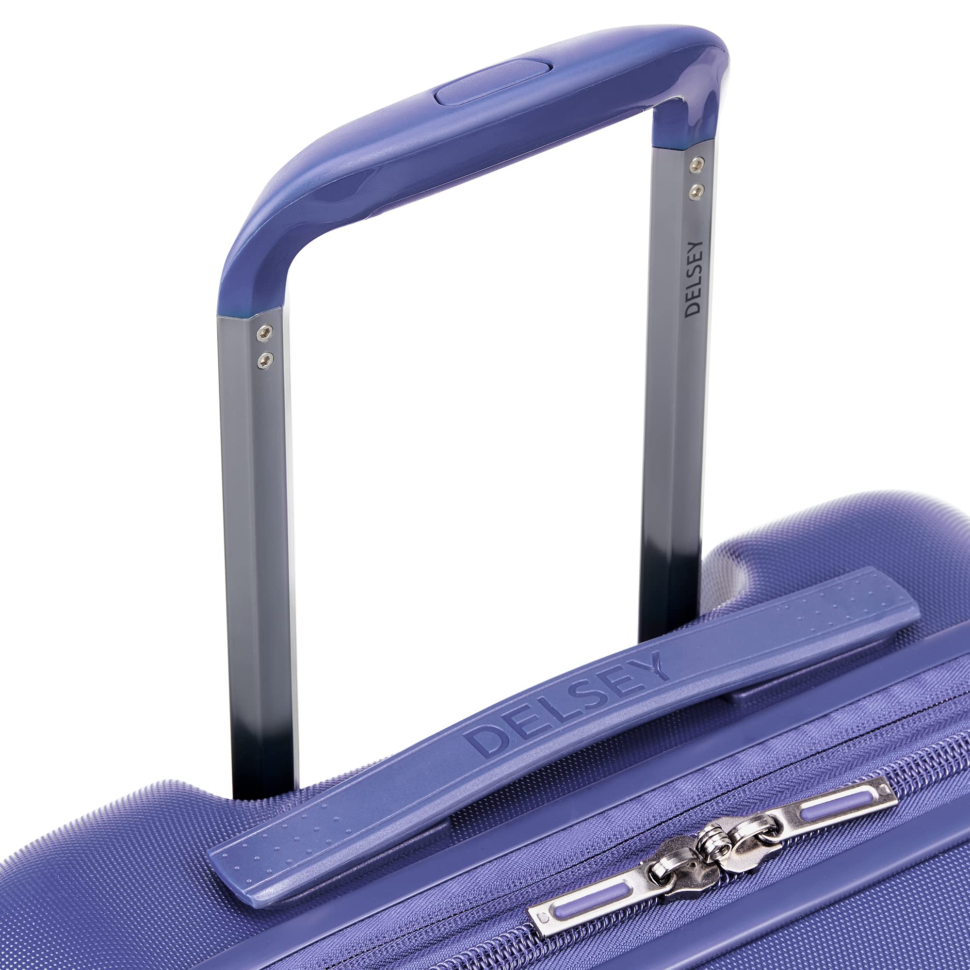 Delsey Paris Comete 3.0 Expandable Hardside Luggage Set with 360° Spinner Wheels - 3-Piece (20/24/28 Inch) Lavender Suitcase for Travel, Business Trips & Family Vacations