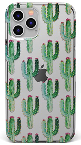 Cactus Patterned Clear Floral