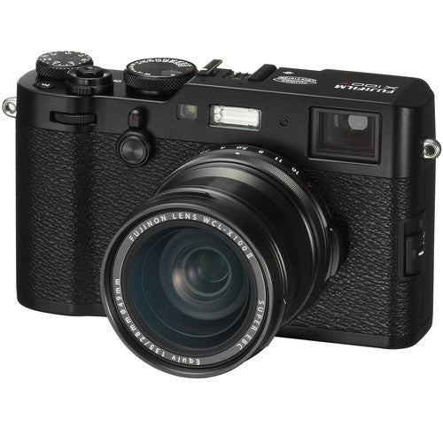 FUJIFILM X100VI Digital Camera Black with Wide & Tele Conversion Lenses Kit - Professional Travel & Street Photography for Enthusiasts