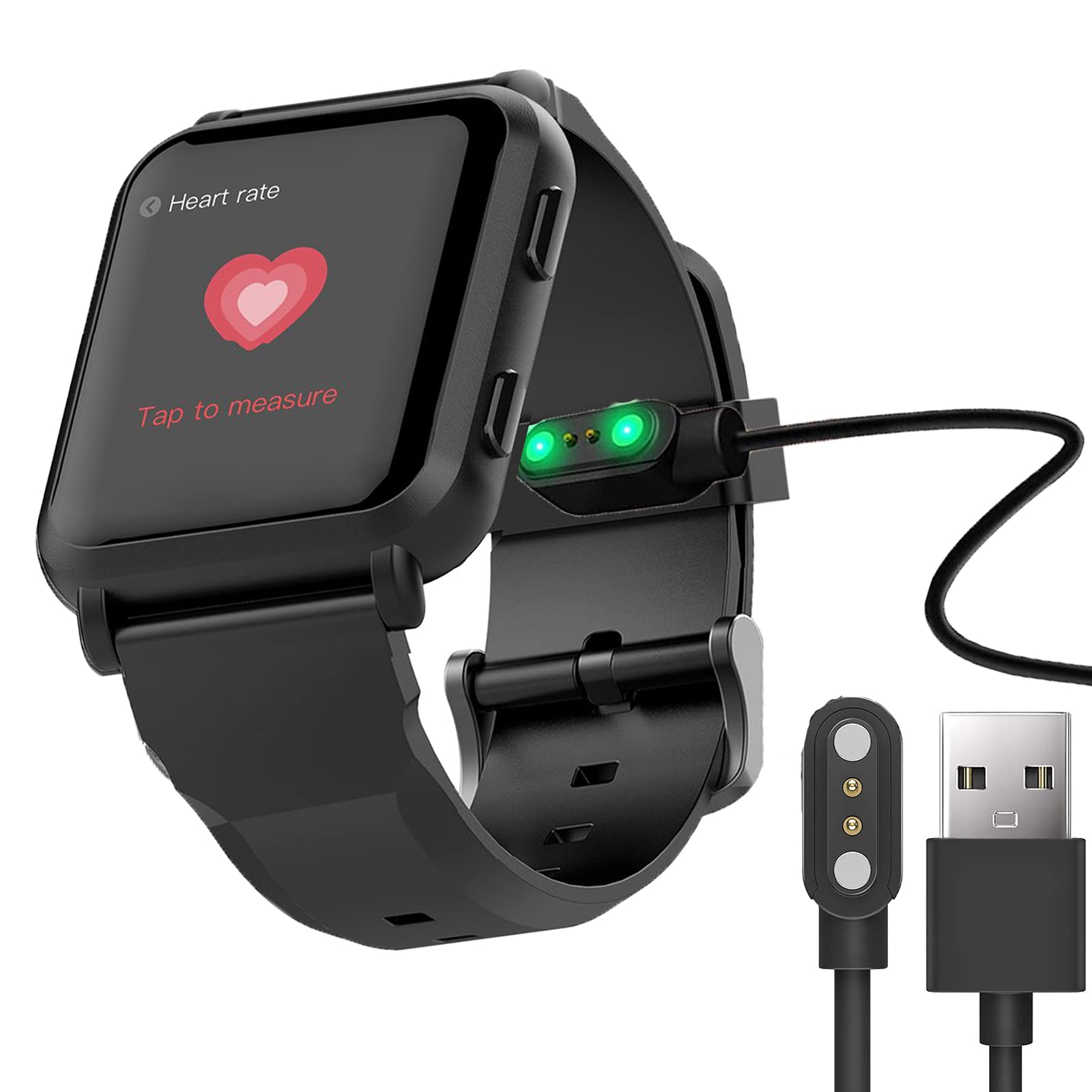 Magnetic USB Charging Cable Replacement for 3Plus Vibe, Mega, Plus & Lite BT - Fast Charging & Secure Connection for Wireless Earbuds, Headphones, and Bluetooth Devices - Perfect for Travel, Workout, and Daily Use