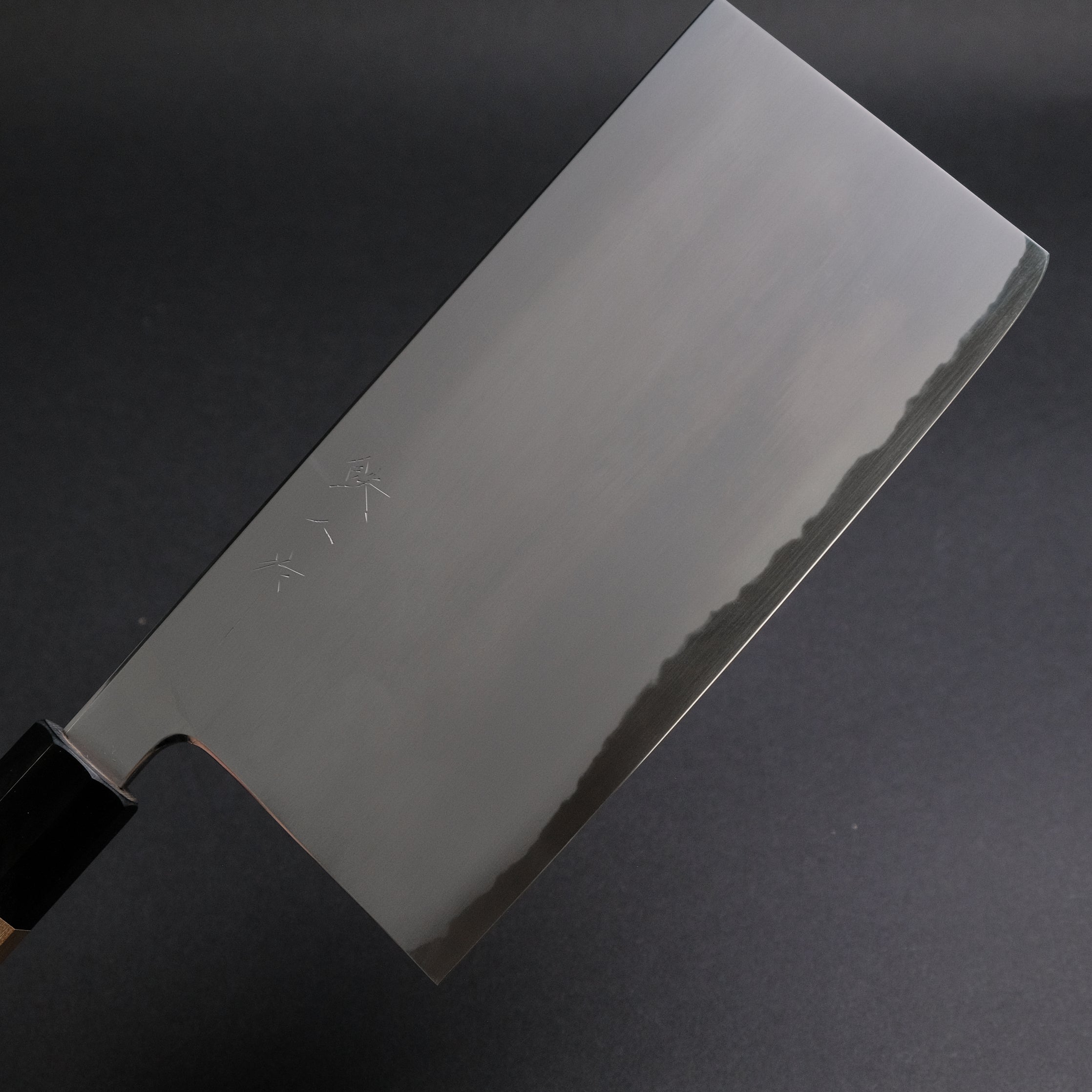 Premium Tetsujin Blue #2 Kasumi Nakiri Japanese Chef Knife 220mm - Extra Large Ho Wood Handle - Professional Kitchen Knife for Slicing, Chopping Vegetables & Herbs