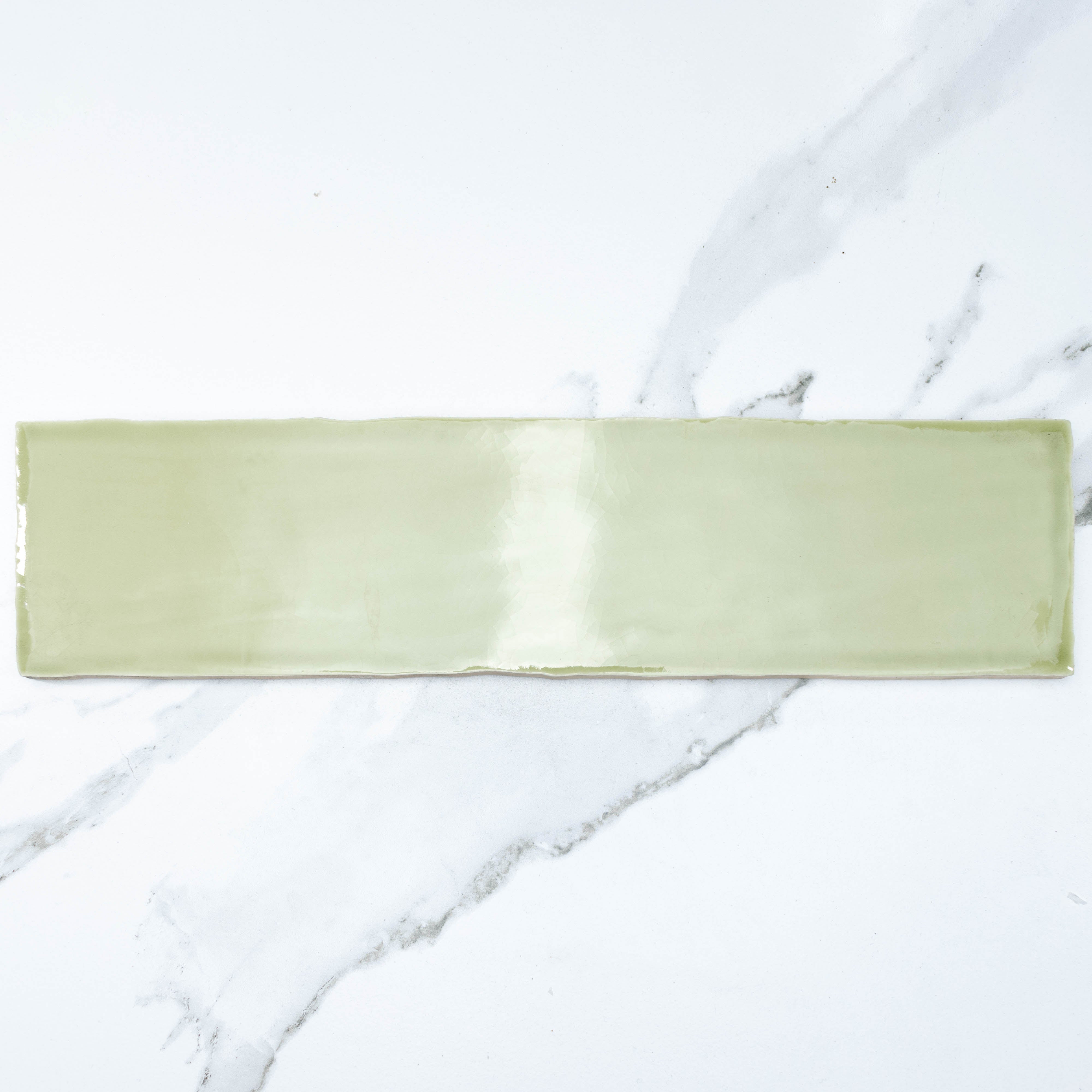 Manhattan Craquele Croc 75x300 Subway Tile - Crackle Glossy Ceramic Wall Tile for Kitchen Backsplash, Bathroom & Shower - Vintage Style Home Decor