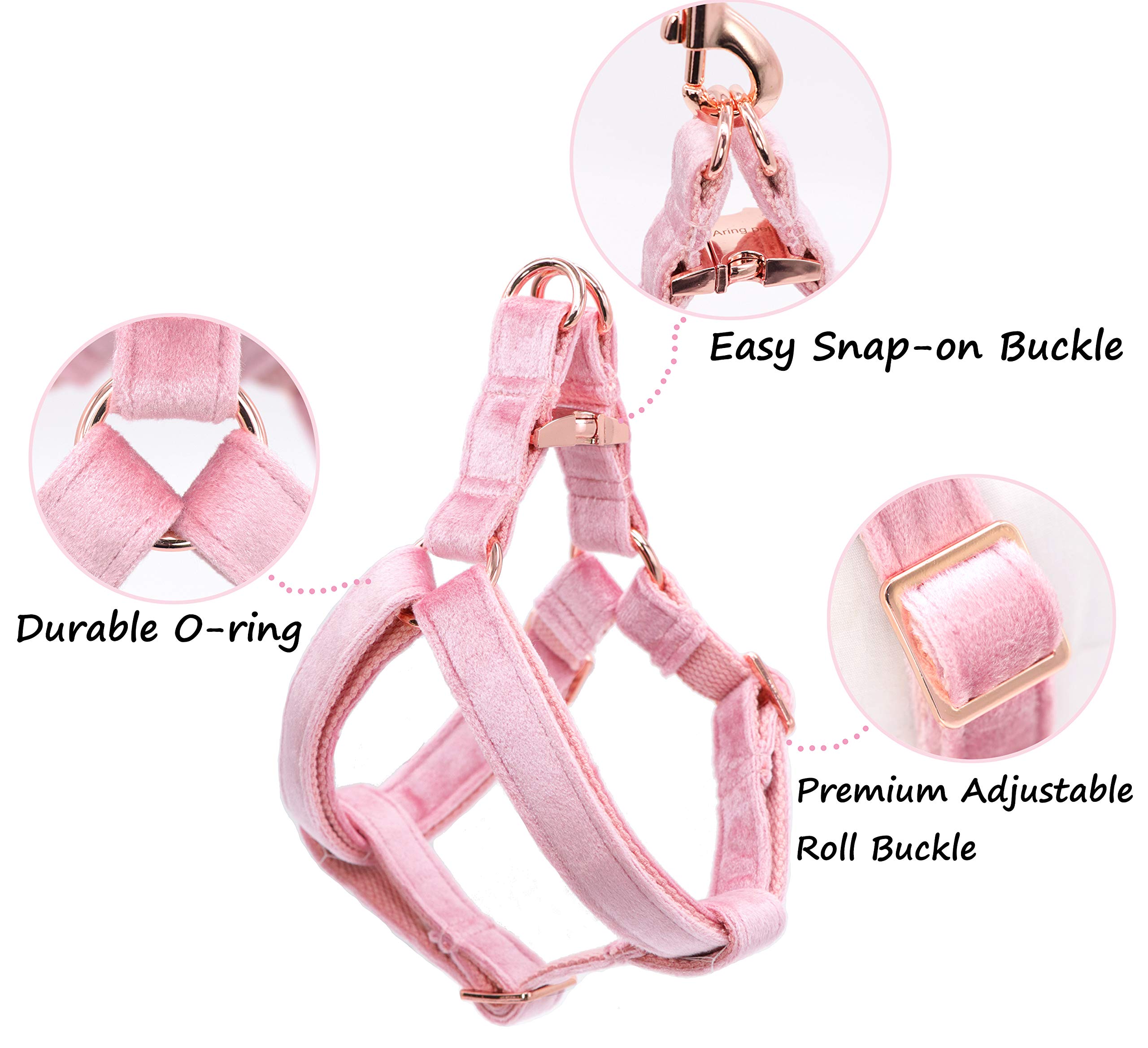 ARING PET Velvet No Pull Dog Harness - Adjustable Heavy Duty Vest for Small to Large Dogs - Perfect for Walking, Training & Outdoor Adventures
